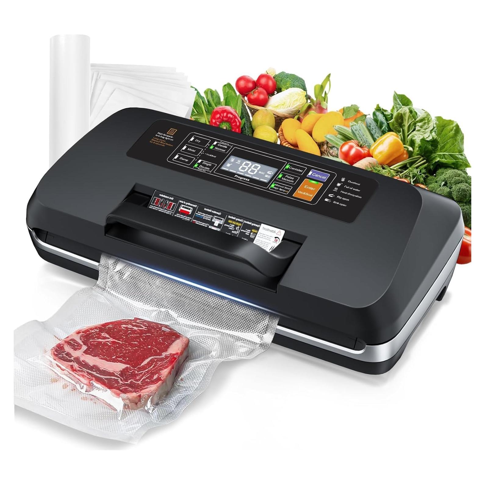 Máquina de Sellado al Vacío LKKNC SV636 130W Automática