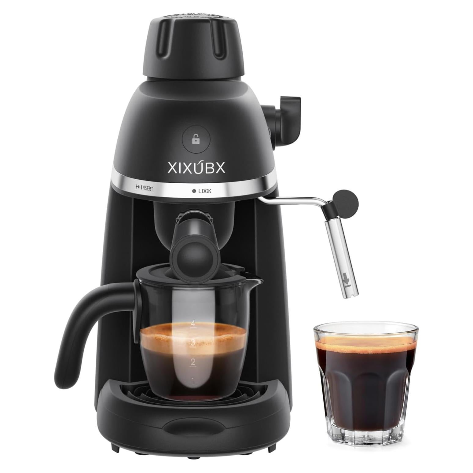 Máquina de Espresso XIXUBX CM510 800W con Espumador de Leche