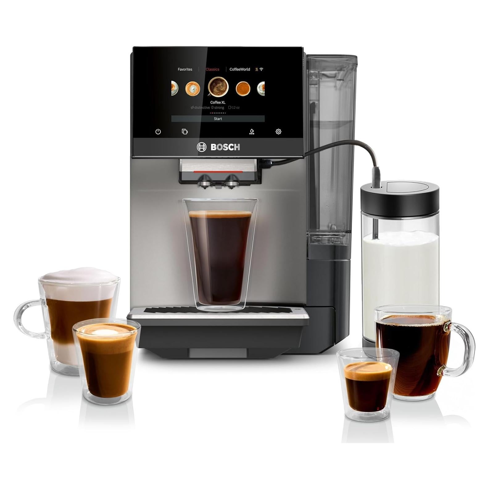 Máquina de Espresso Bosch 800 Series TPU60501 - 36 Bebidas