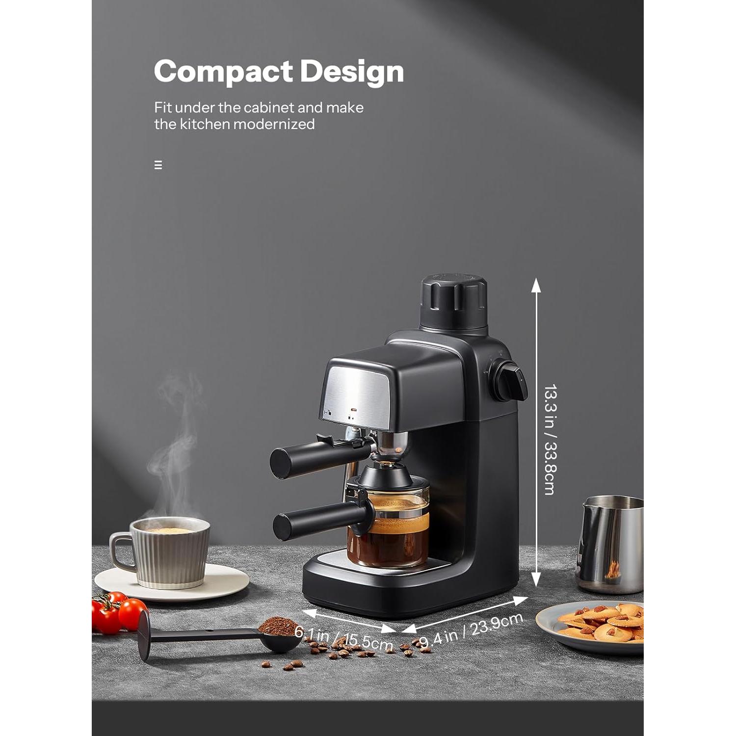 Máquina de Espresso Reemix BCM2201 800W 3.5 Bar Compacta