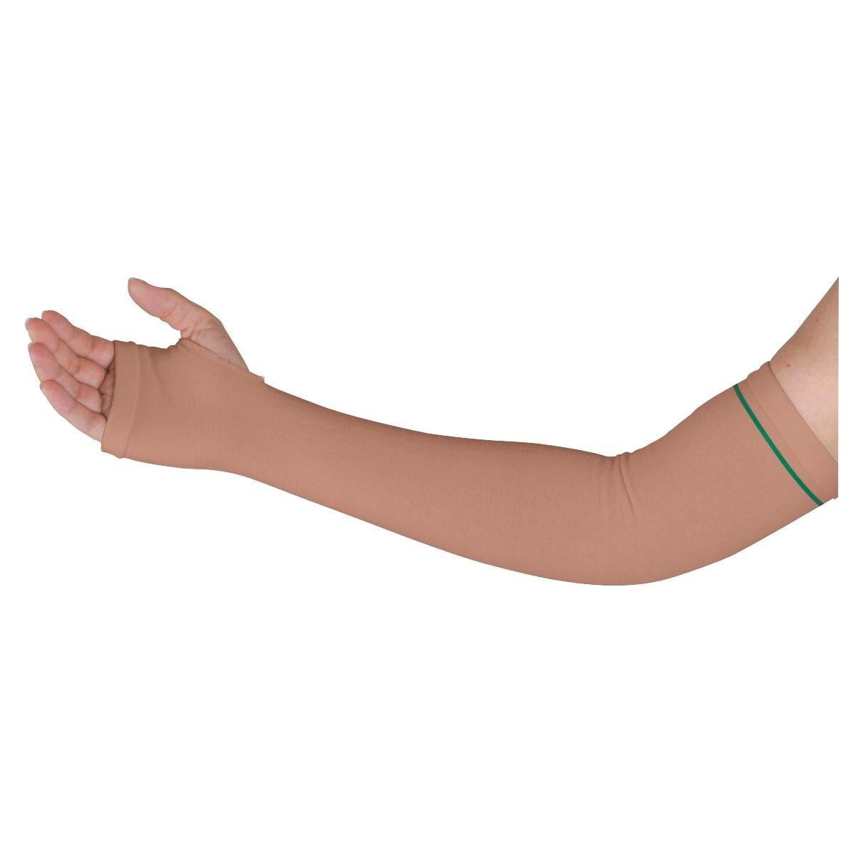 Manga Protectora Medline Beige con Asa para Pulgar Tamaño M
