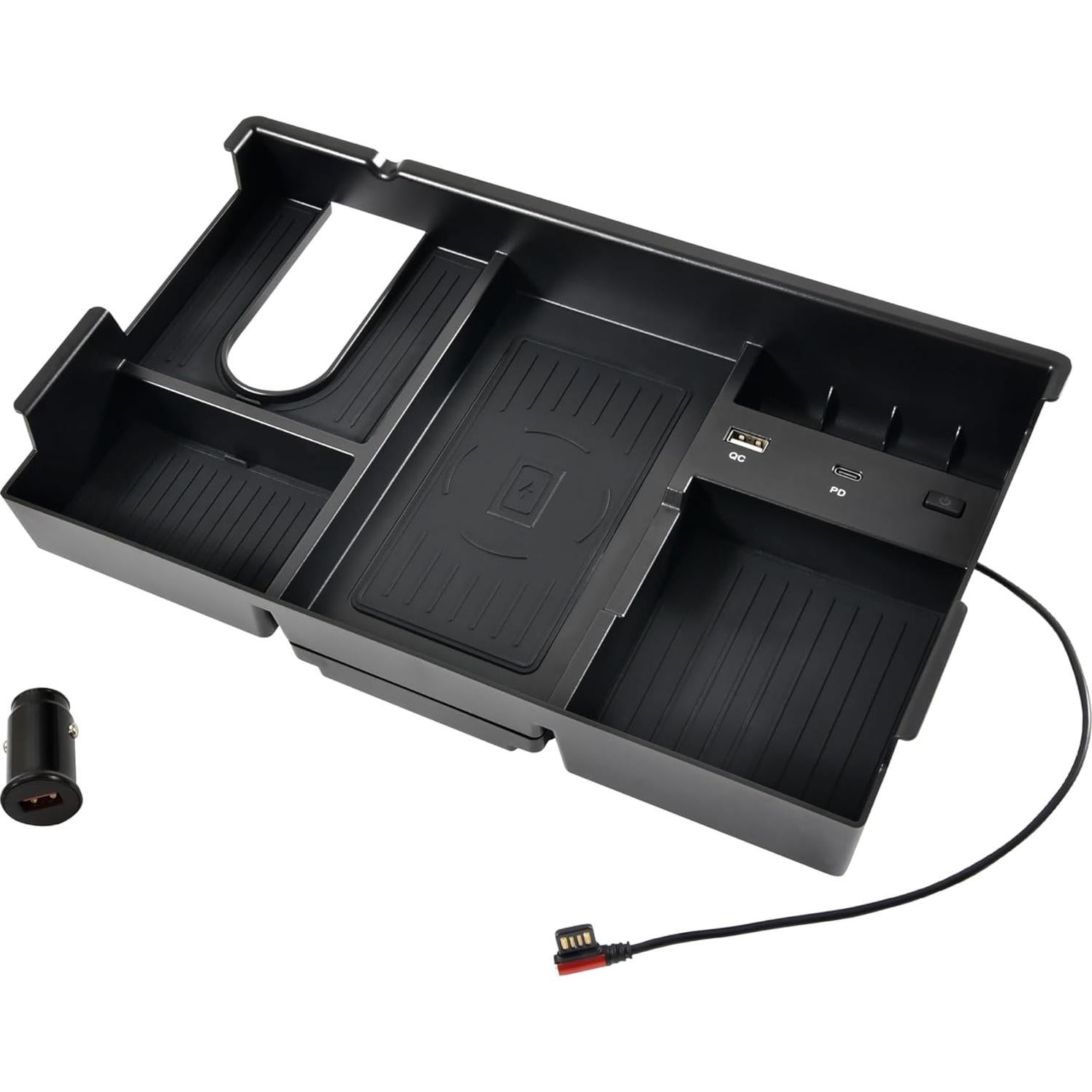 Cargador Inalámbrico Rápido Toyota Tundra 2014-2021 USB-A USB-C