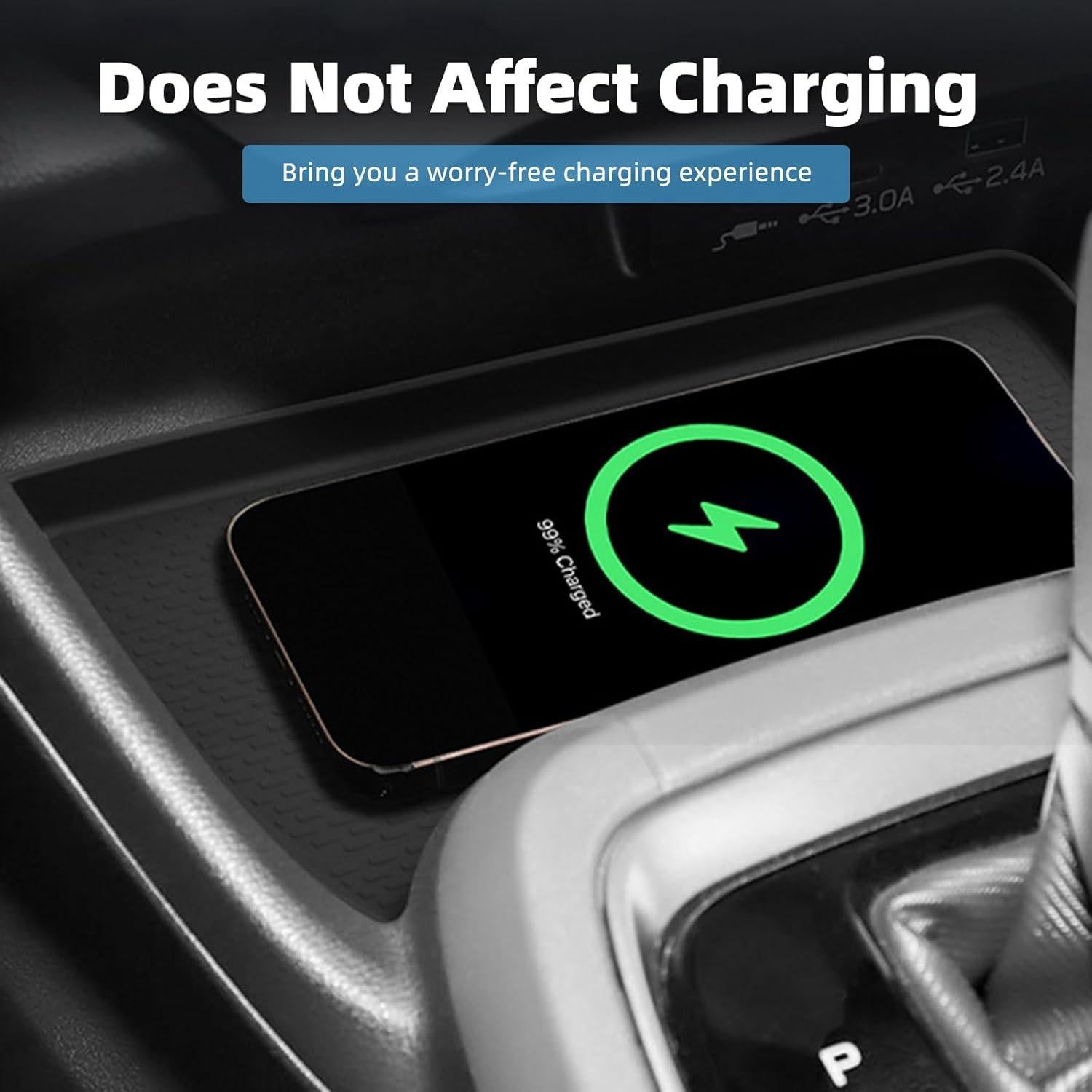 Almohadilla de Carga Inalámbrica Silicona Subaru CrossTrek Impreza 2024 2025