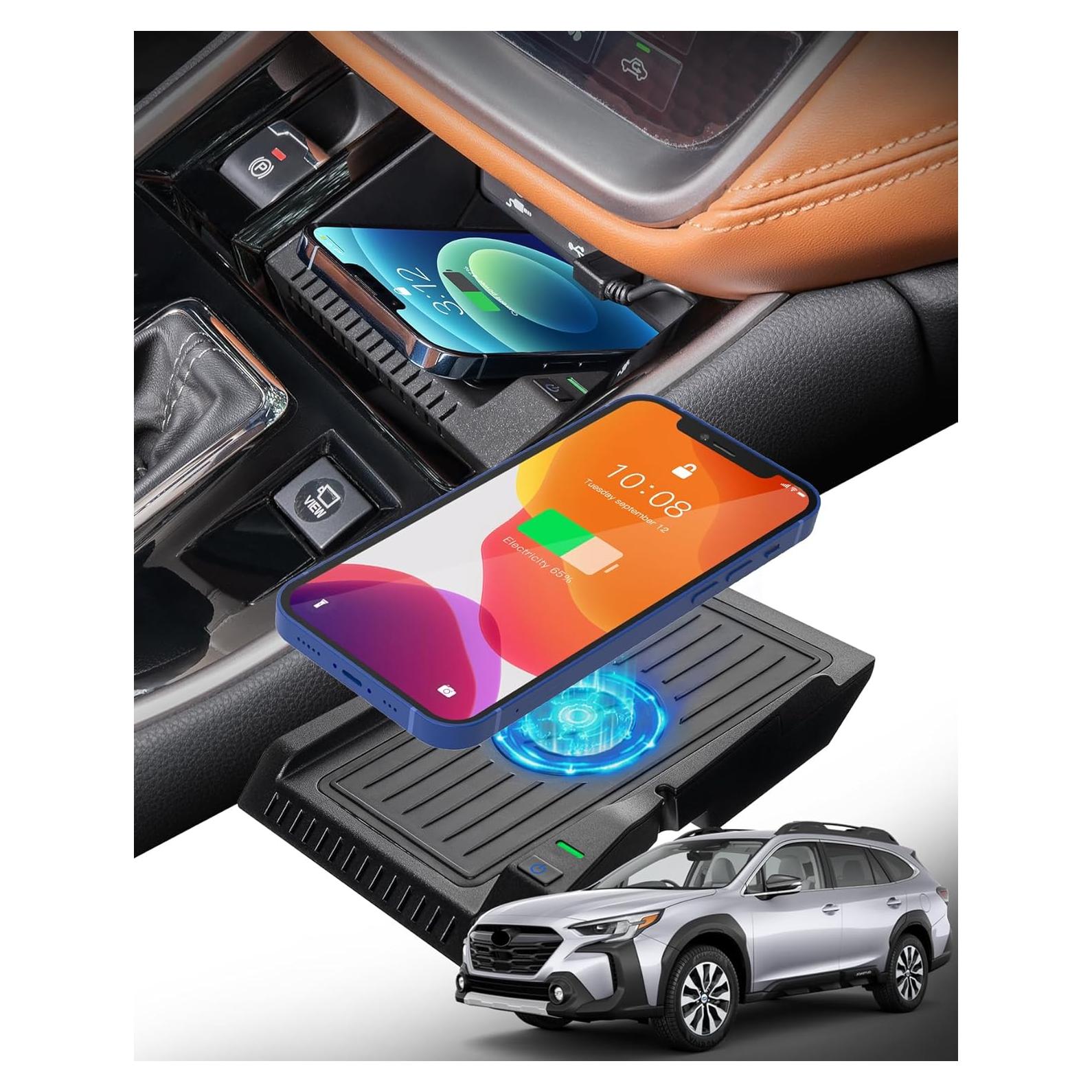 Cargador Inalámbrico CarQiWireless para Subaru Outback 2020-2025