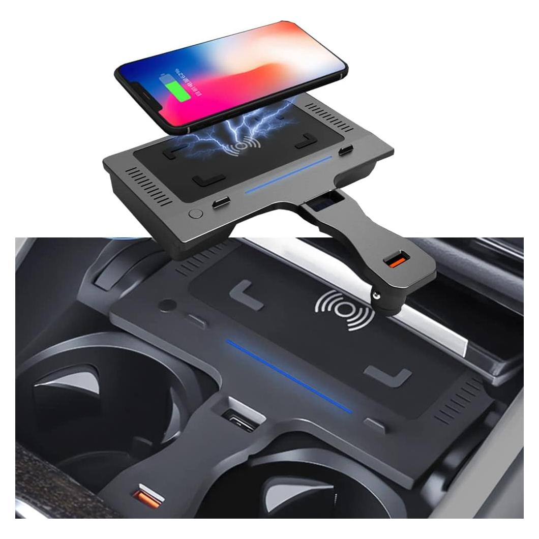 Cargador Inalámbrico para Automóvil ZChan 15W para BM-W X3/X4