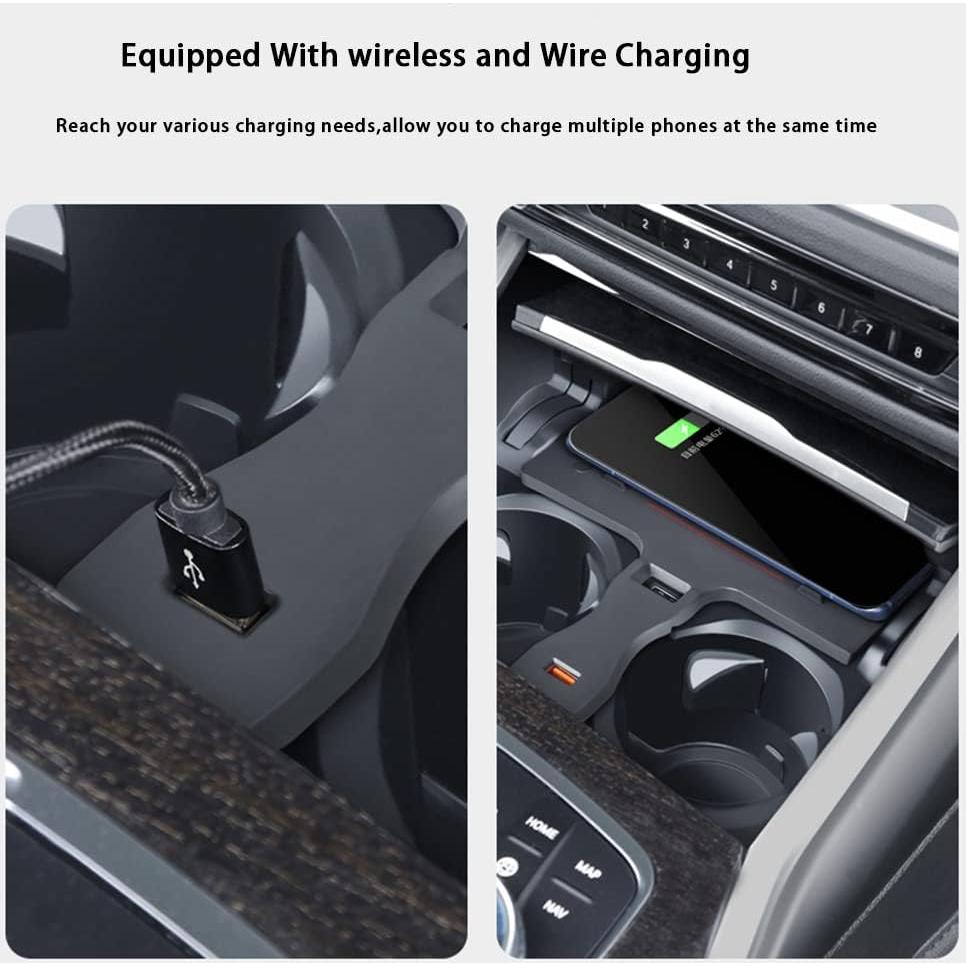 Cargador Inalámbrico para Automóvil ZChan 15W para BM-W X3/X4