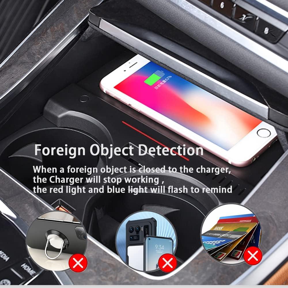 Cargador Inalámbrico para Automóvil ZChan 15W para BM-W X3/X4