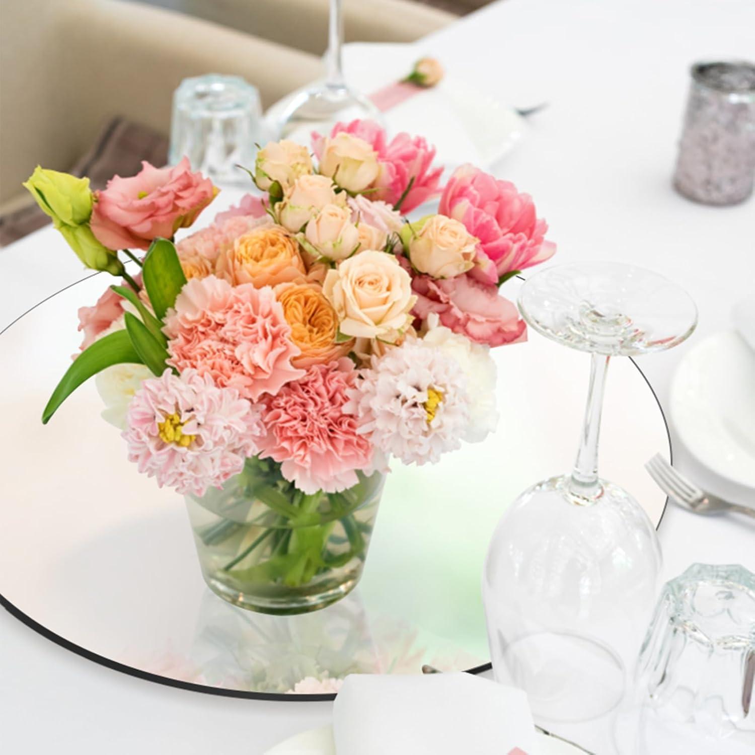 Bandejas Espejadas Redondas Seelenruhe 30.48 cm 12 PCS