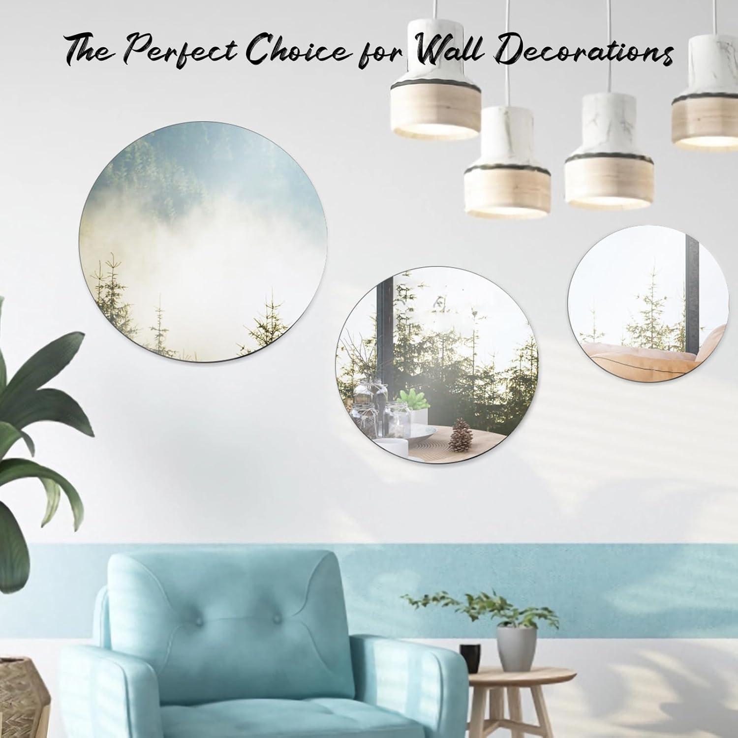 Bandejas Espejadas Redondas Seelenruhe 30.48 cm 12 PCS