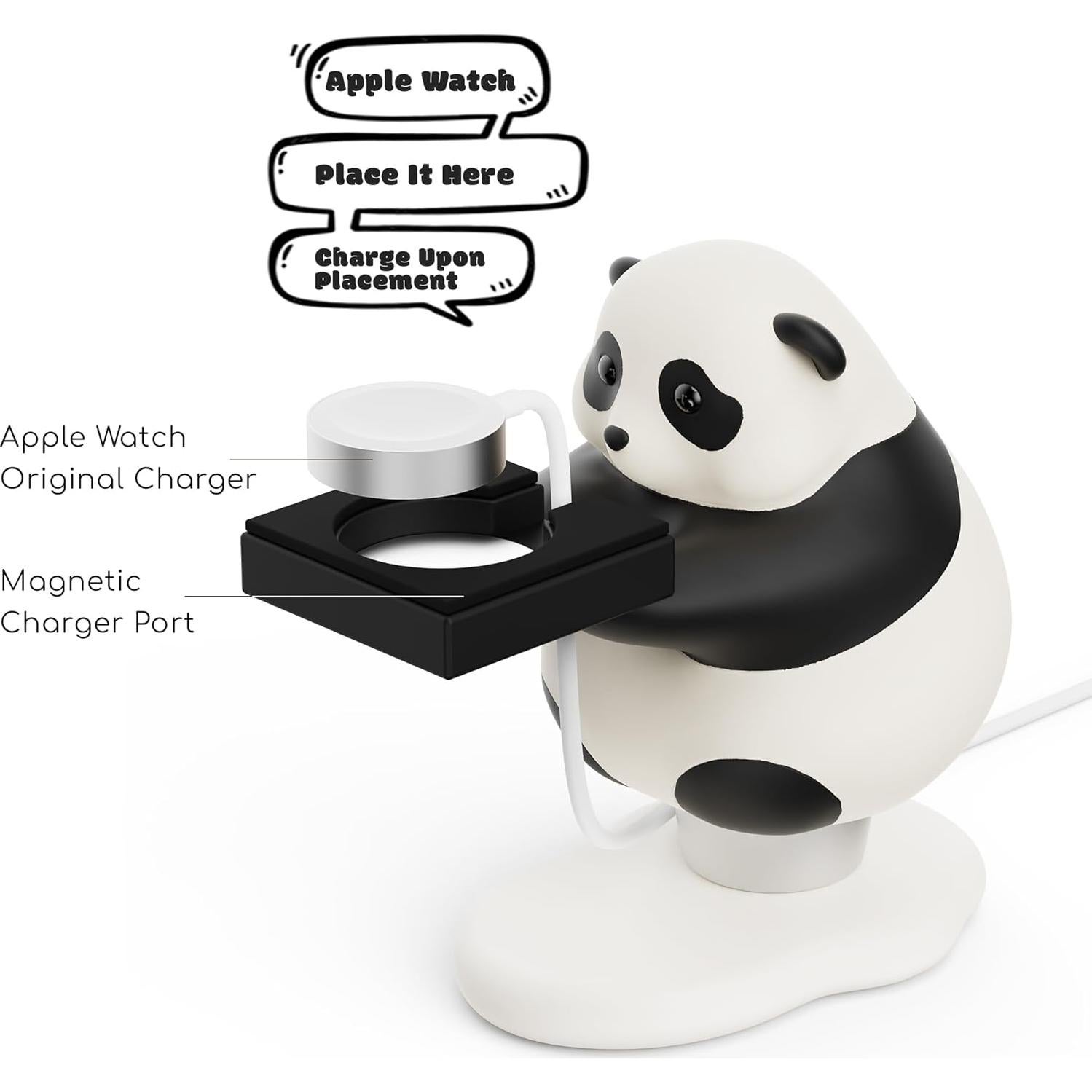Soporte de Cargador Risokoku para Apple Watch Panda 280g