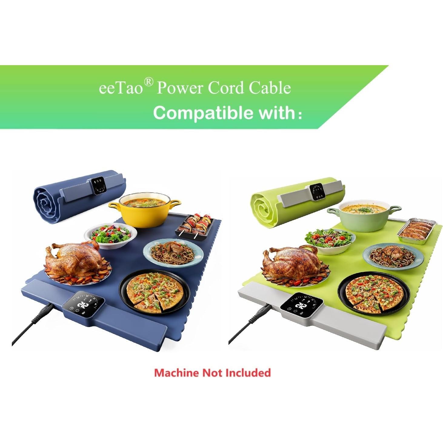 Cable de Alimentación AC 1.83m eeTao para Manta Relixcozy S-501