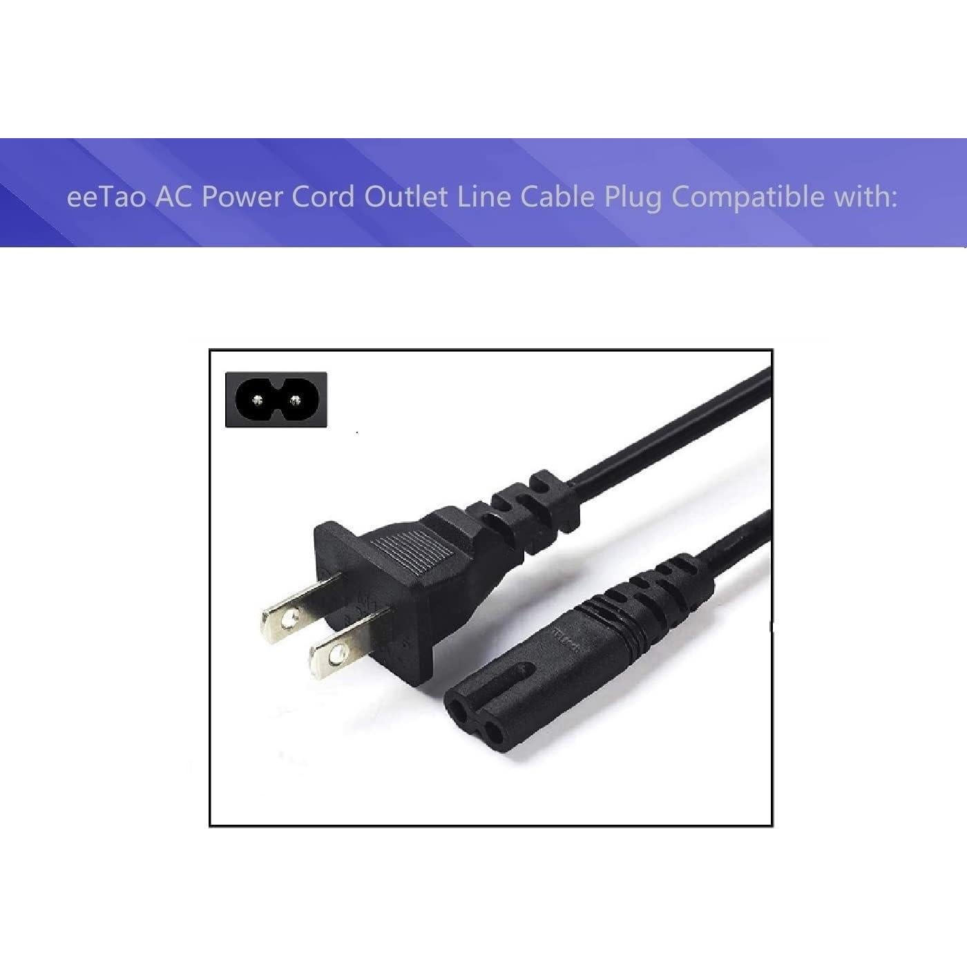 Cable de Alimentación AC 1.83m eeTao para Manta Relixcozy S-501