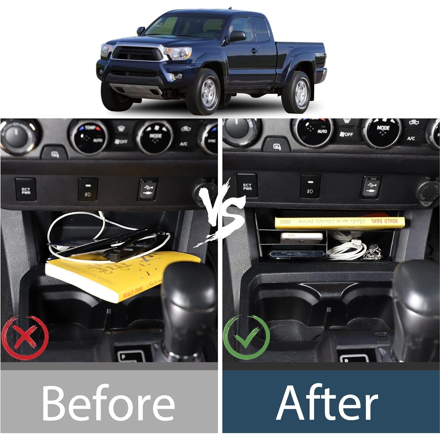 Caja de Almacenamiento Lcojicep para Toyota Tacoma 2016-2022