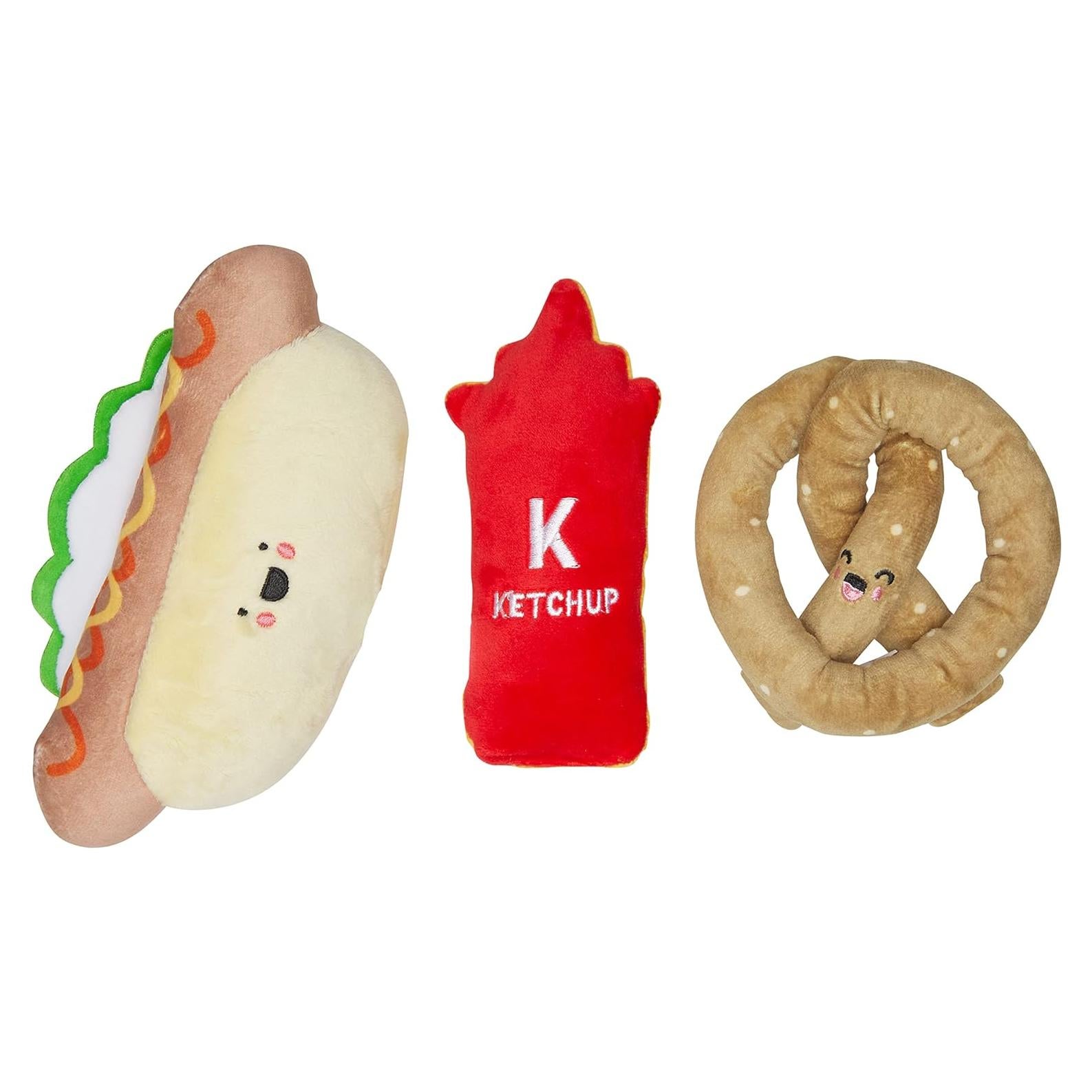 Juego de Juguetes para Perros Pearhead Ballpark - 3 Peluches