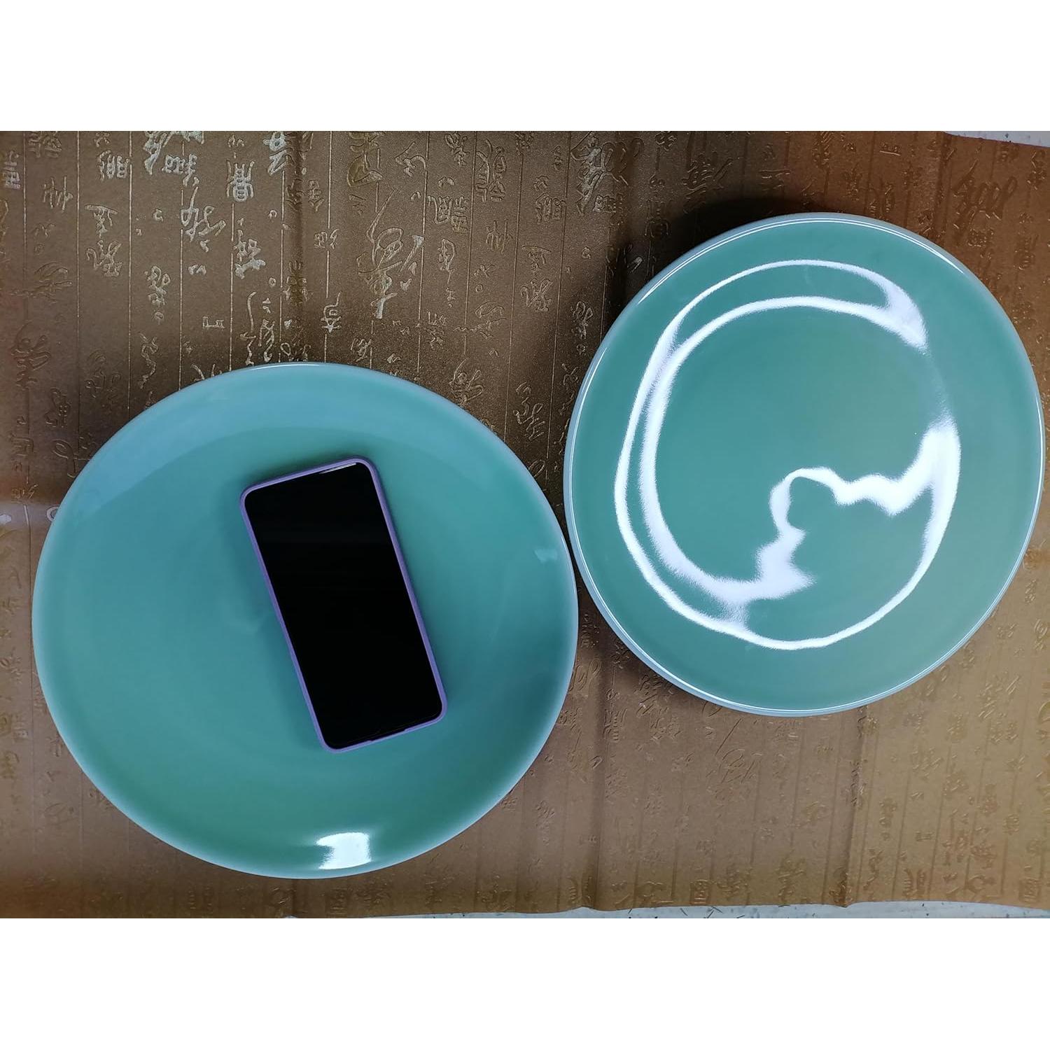 Juego de 2 Cargadores de Pizza LPPC Celadón 30 cm Ecológicos