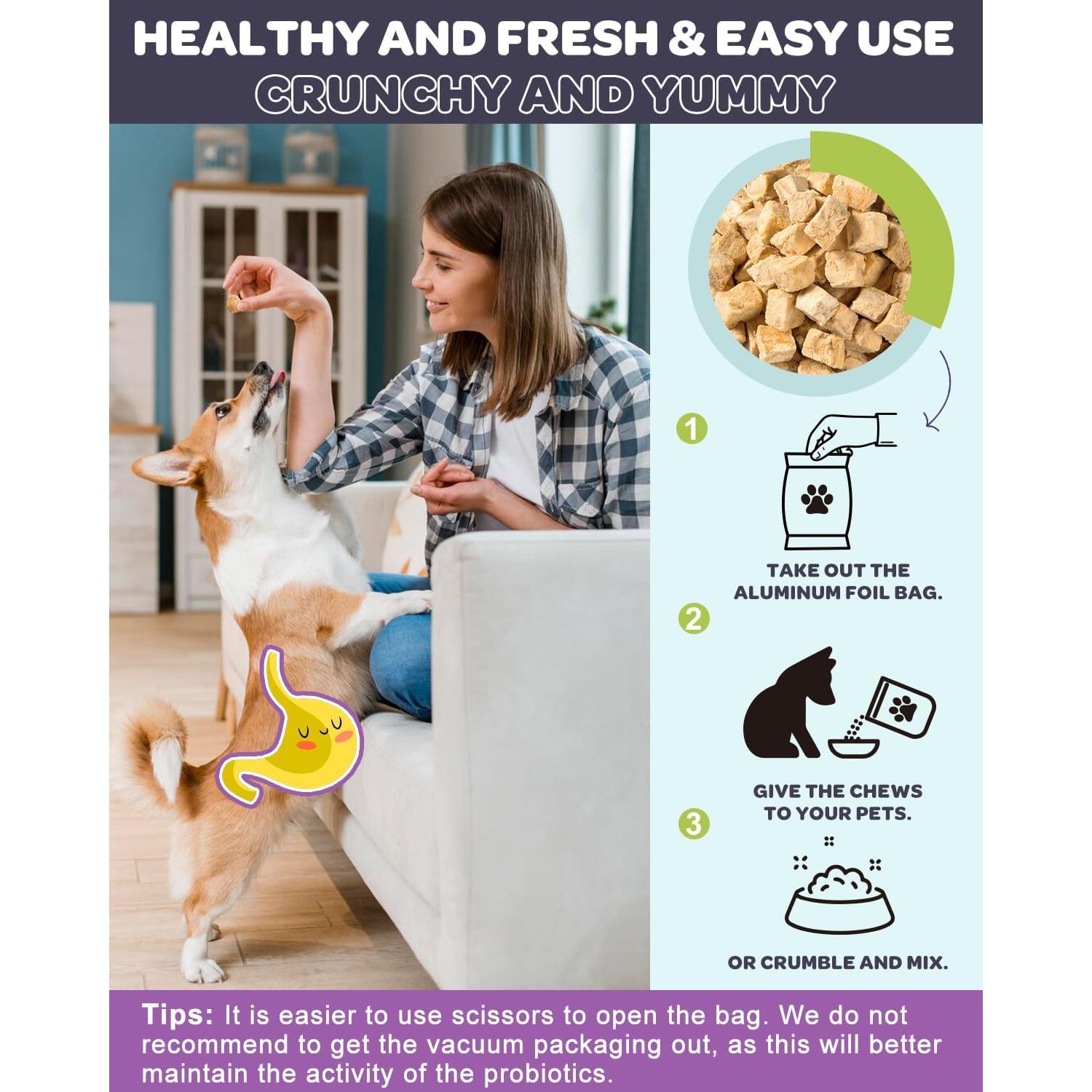 Probioticos Liofilizados para Perros Nature Target 120 Unidades