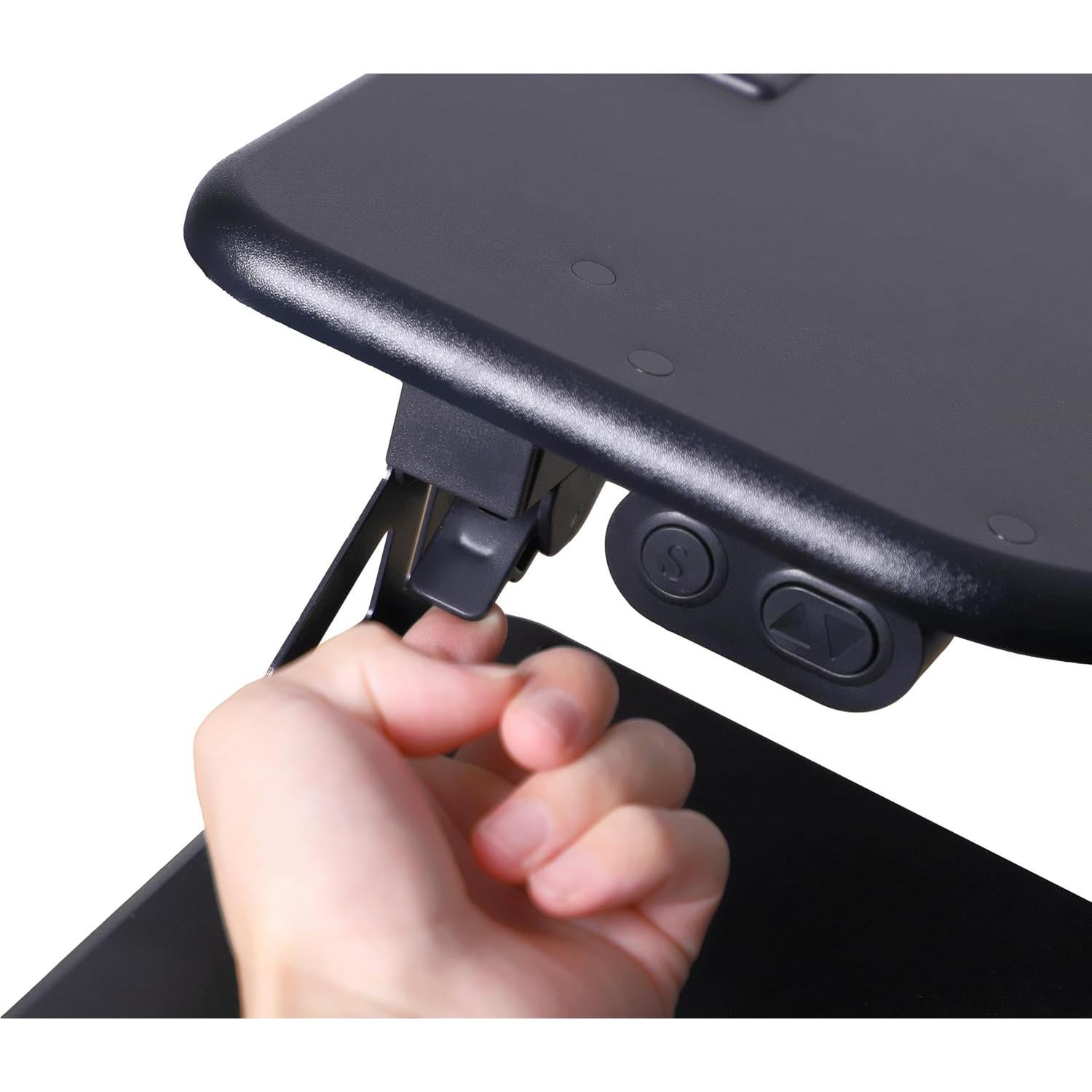 Elevador de Escritorio Eléctrico Rocelco EDR2B - Negro