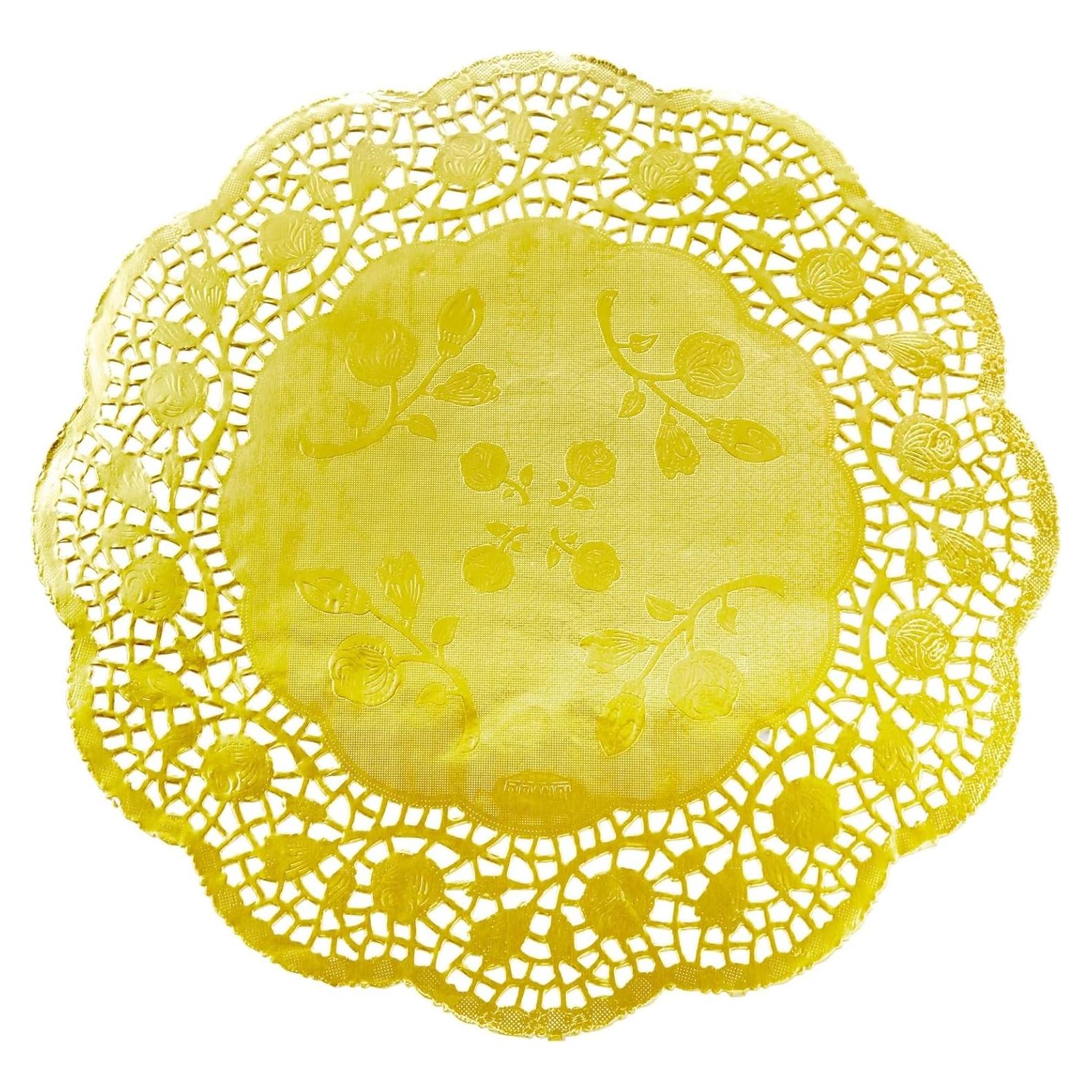 Manteles Desechables Dorados Juvale 100 Piezas 30.48 cm