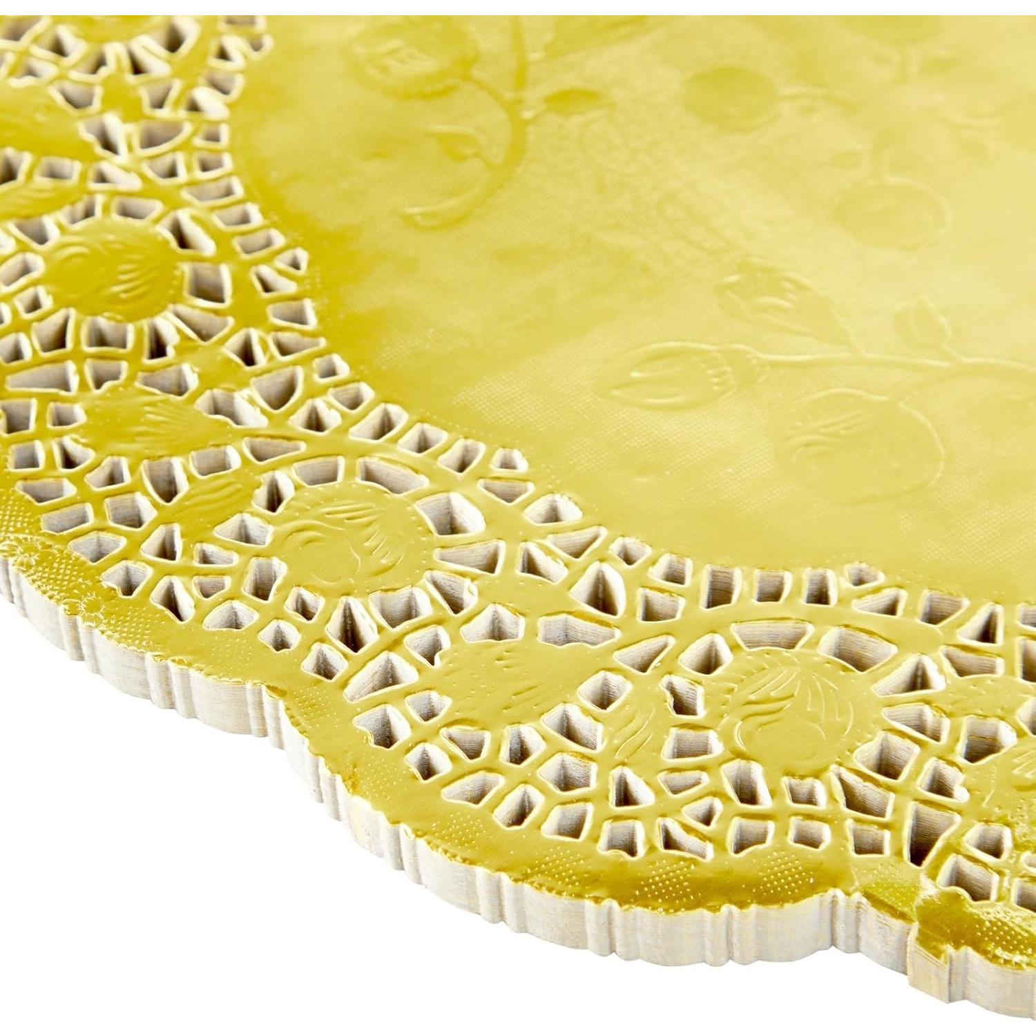 Manteles Desechables Dorados Juvale 100 Piezas 30.48 cm