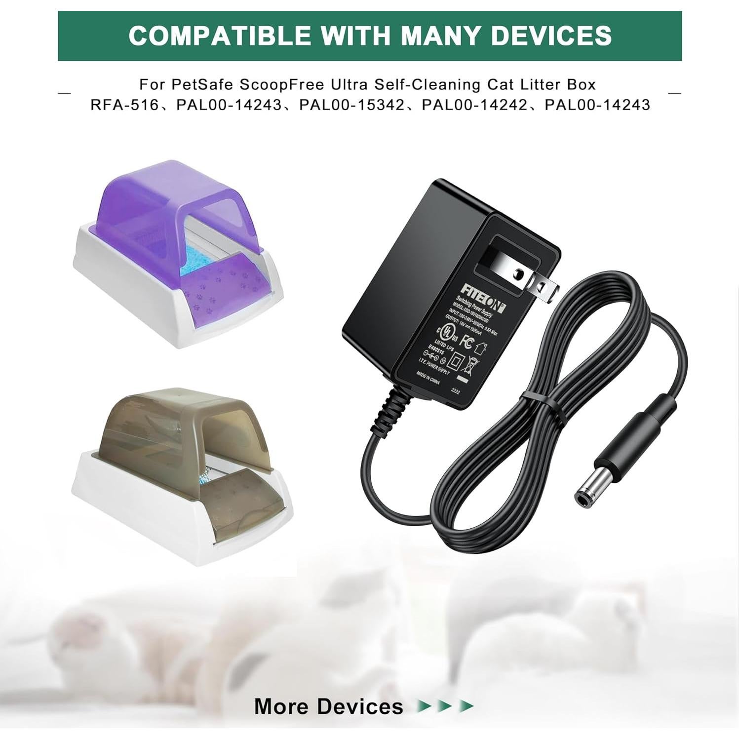 Adaptador de Alimentación Automático para Caja de Arena Petsafe