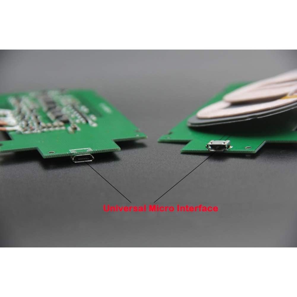 Cargador Inalámbrico Taidacent QI 9V 1.5A Módulo Transmisor