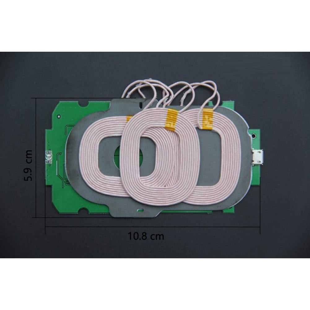 Cargador Inalámbrico Taidacent QI 9V 1.5A Módulo Transmisor