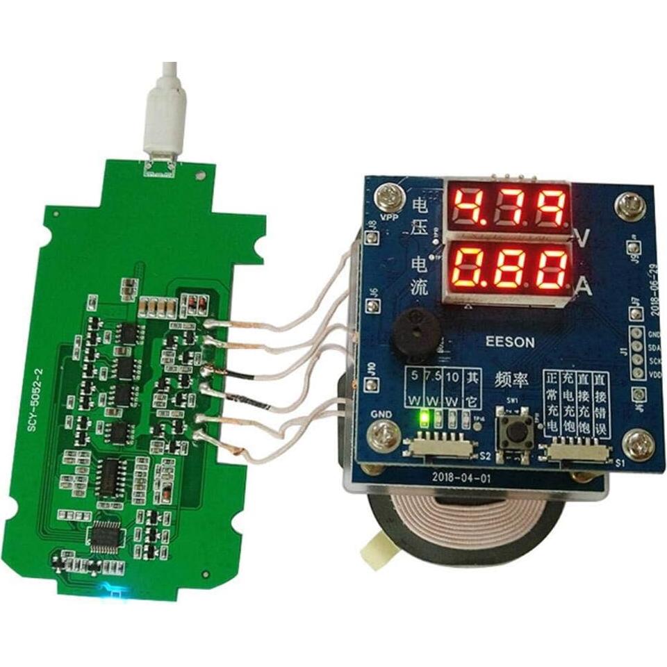 Cargador Inalámbrico Taidacent QI 9V 1.5A Módulo Transmisor