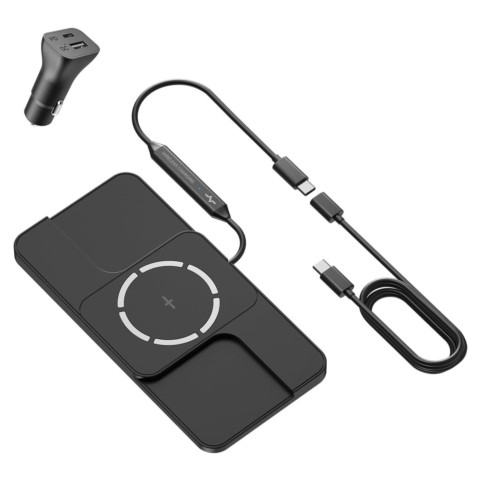 Cargador Inalámbrico Magnético SANMIDO C11MAG 15W Auto