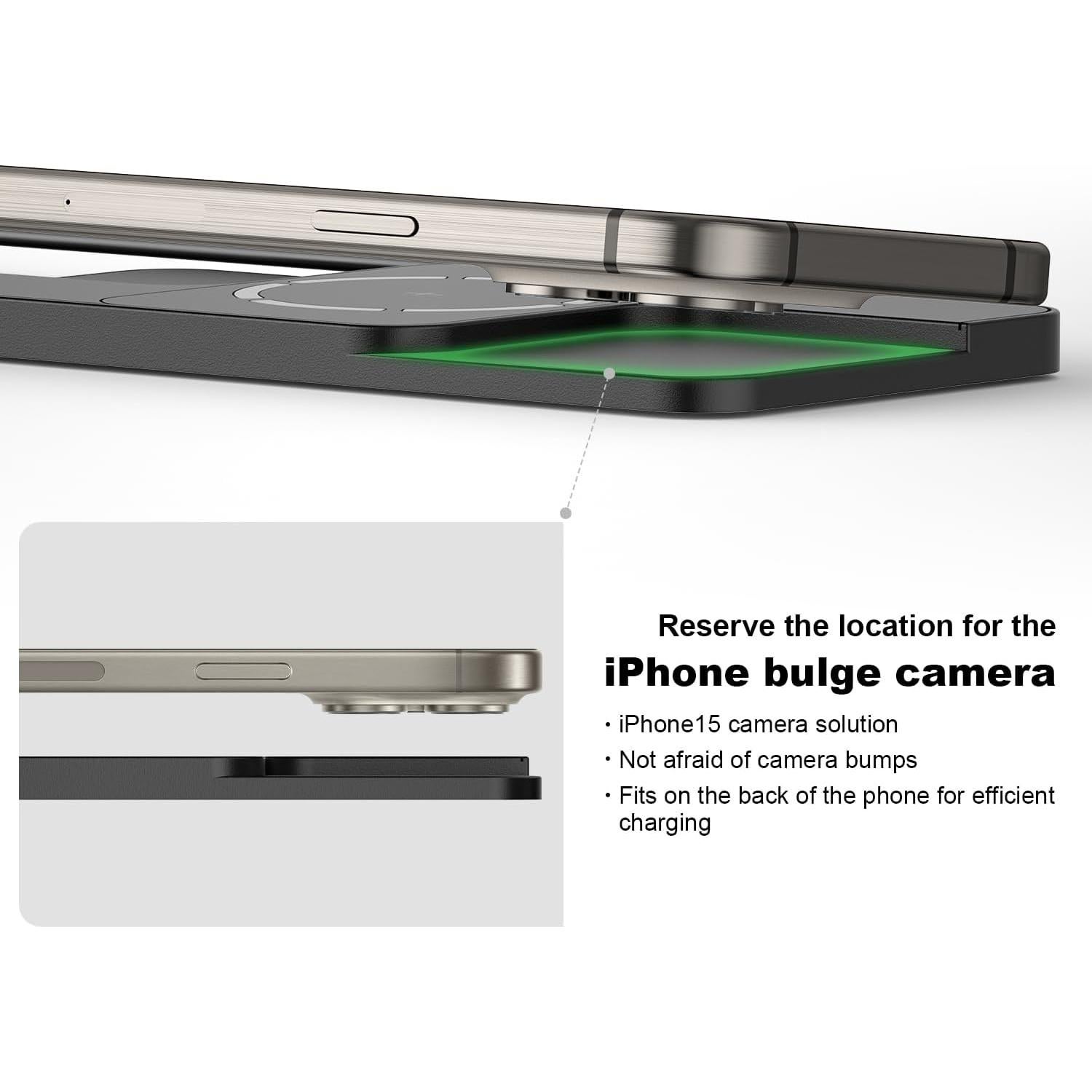 Cargador Inalámbrico Magnético SANMIDO C11MAG 15W Auto