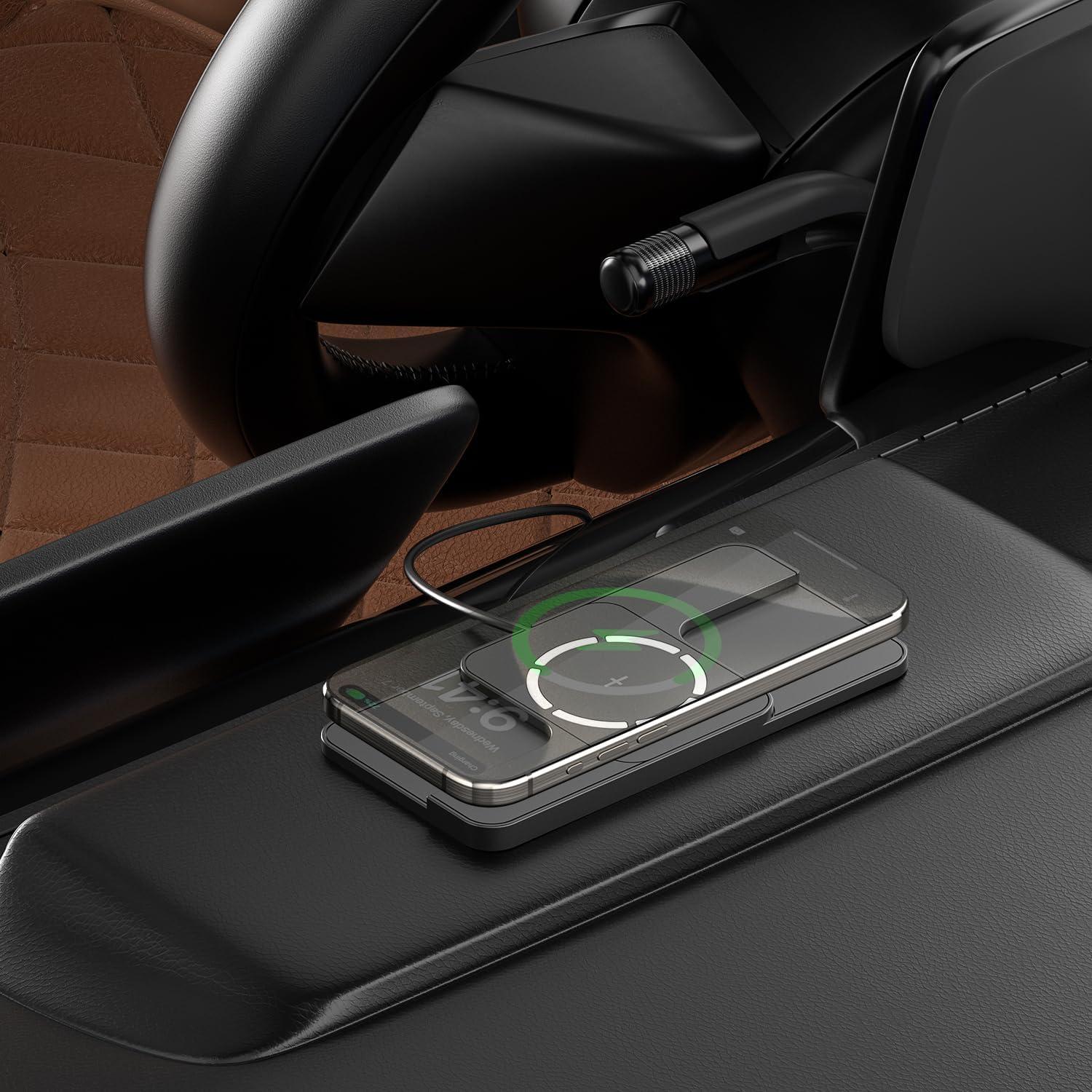 Cargador Inalámbrico Magnético SANMIDO C11MAG 15W Auto