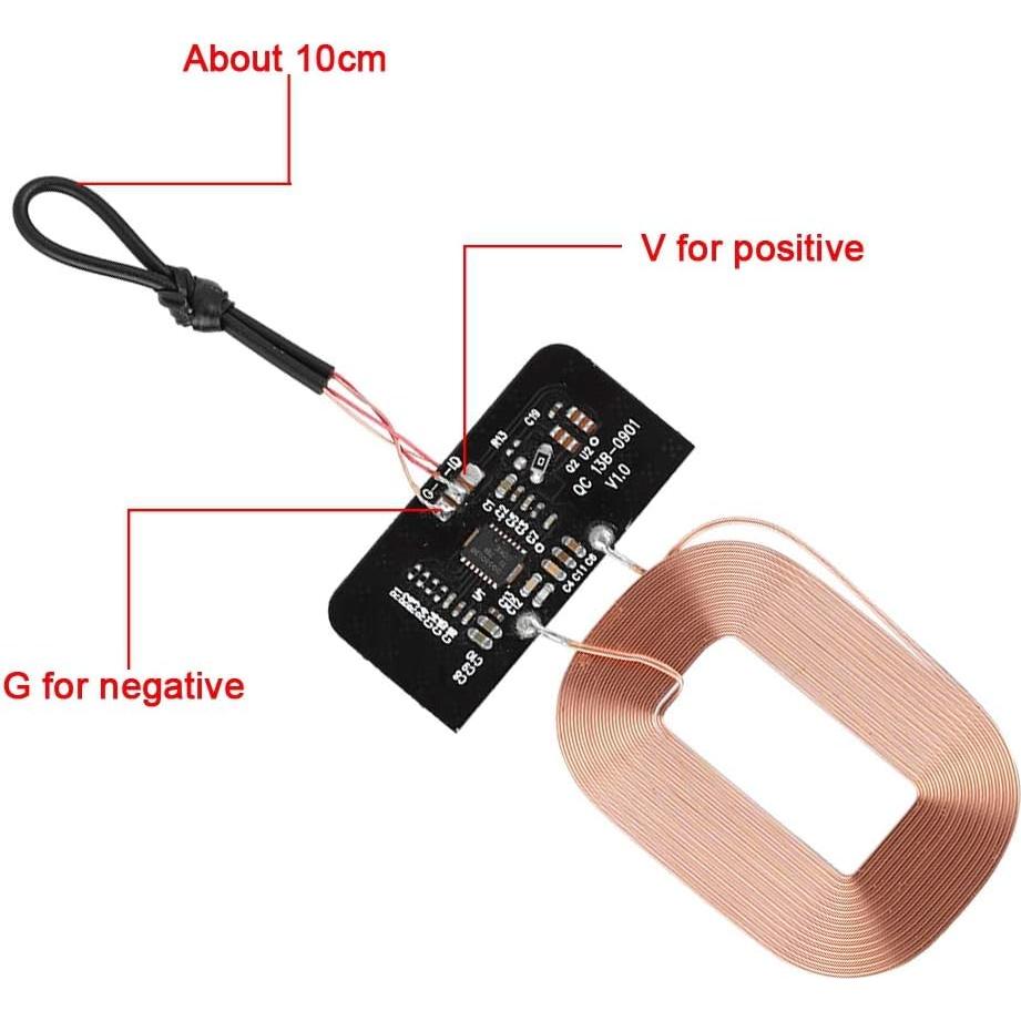 Módulo Receptor de Carga Qi Bewinner - 5W - DIY - Multi-Nivel