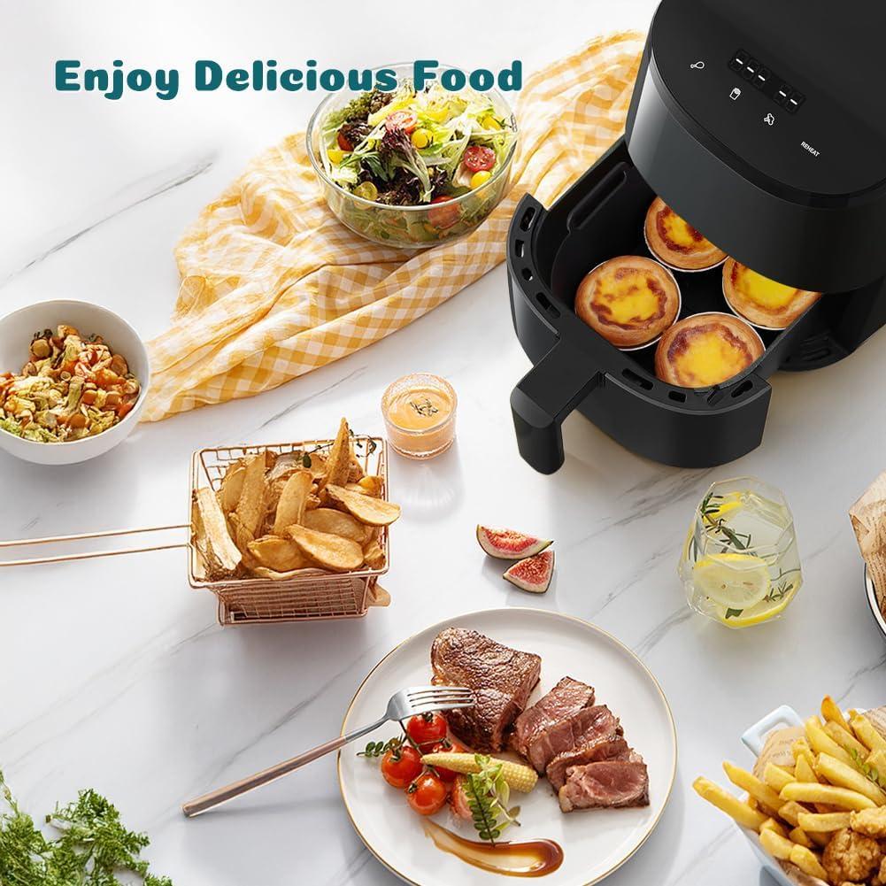 Forros de Silicona Reutilizables BYKITCHEN para Freidoras de Aire 1.89L