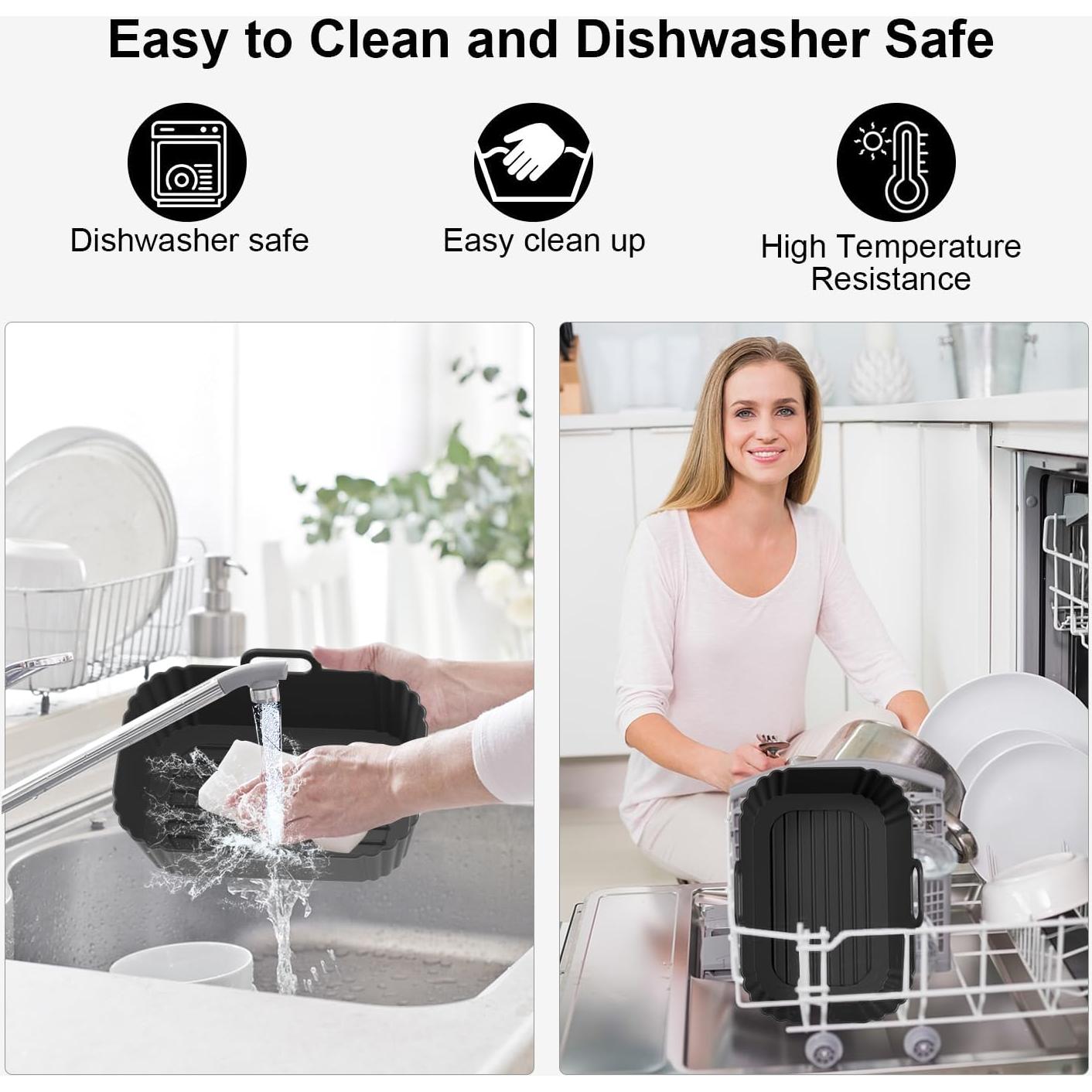 Forros de Silicona Reutilizables Masgarlan para Freidora de Aire 8-10QT