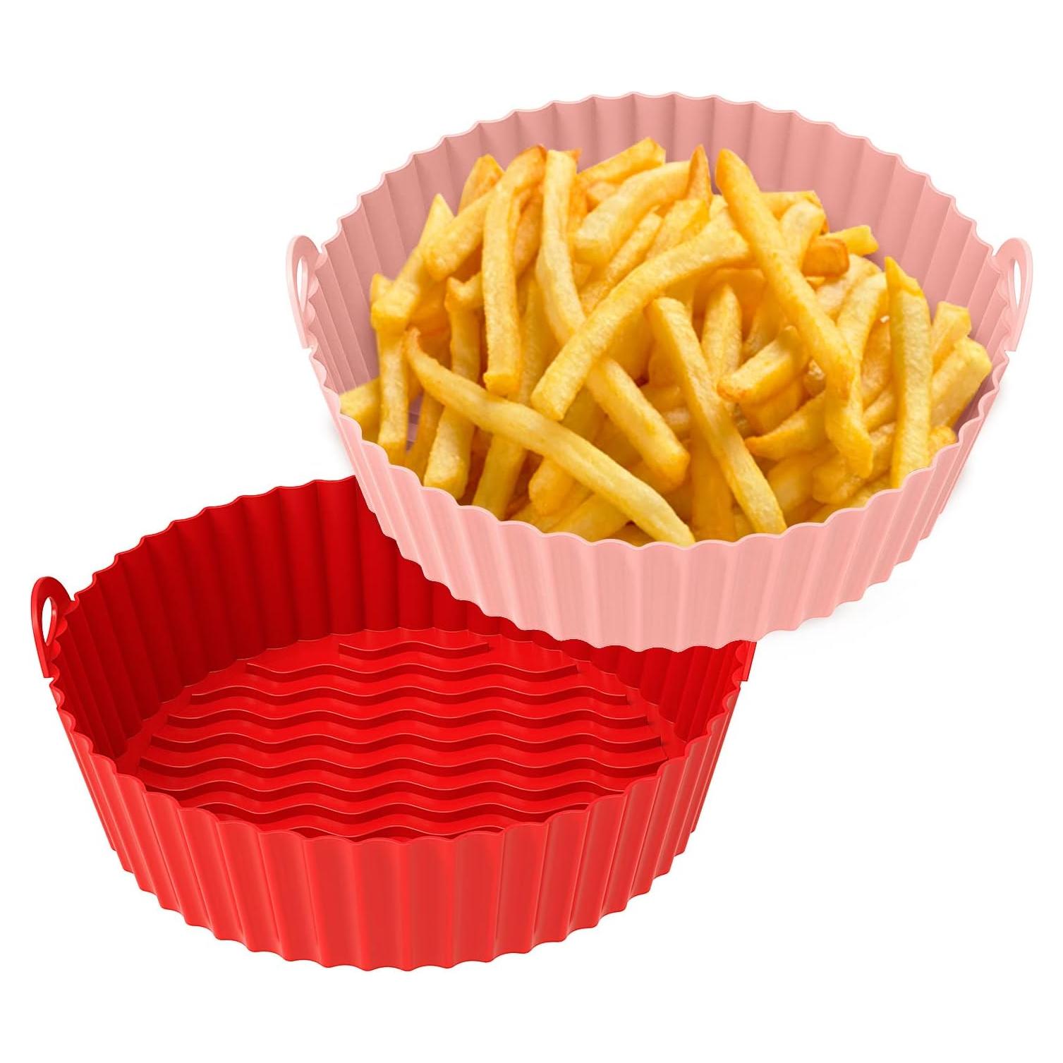 Forro de Silicona Reutilizable OUTXE 19cm para Freidora de Aire