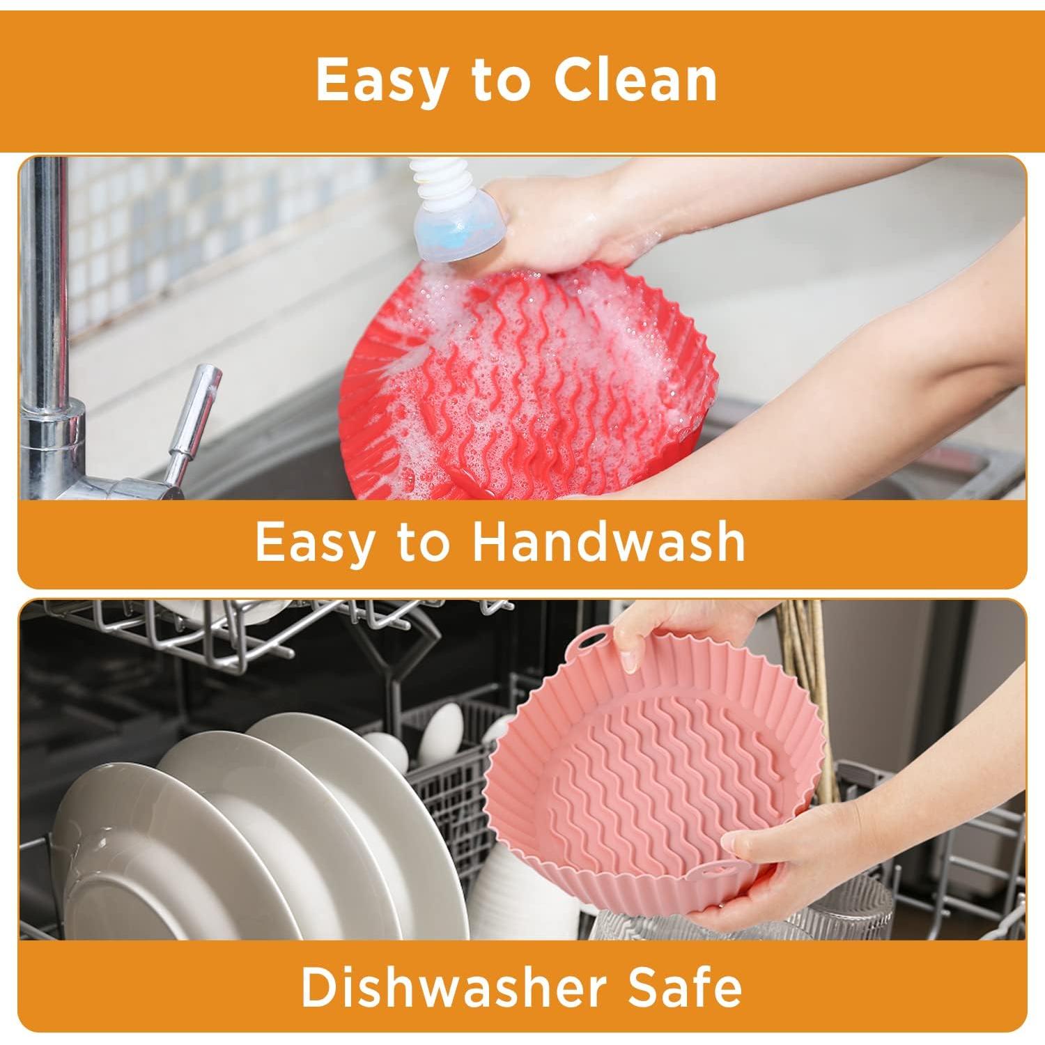 Forro de Silicona Reutilizable OUTXE 19cm para Freidora de Aire