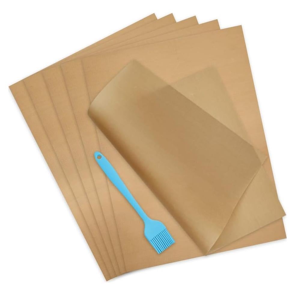 Juego de 6 Tapetes de Silicona Antiadherentes BieFuDan 30x40cm