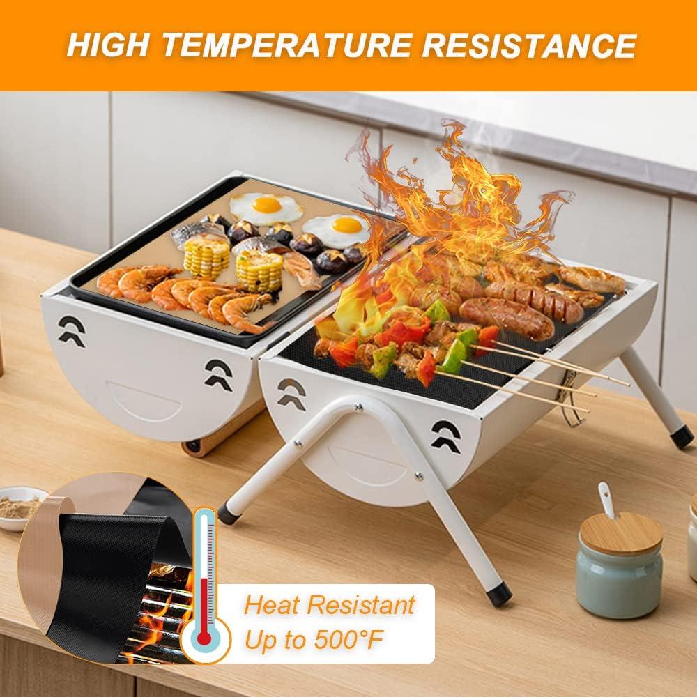 Juego de 6 Tapetes de Silicona Antiadherentes BieFuDan 30x40cm