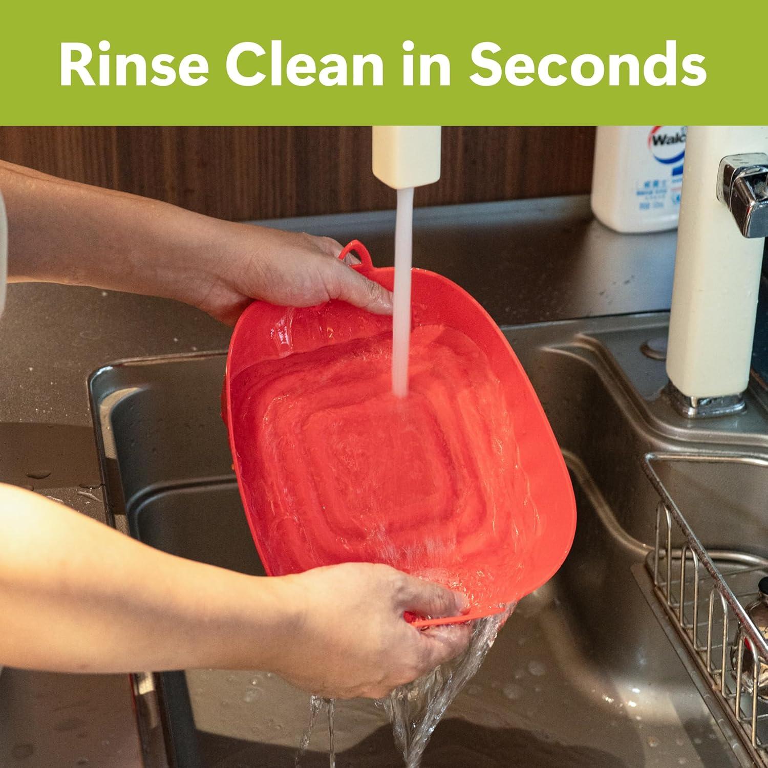 Forros de Silicona Reutilizables Li & Zhao para Freidora de Aire 20.5 cm - 2 PCS