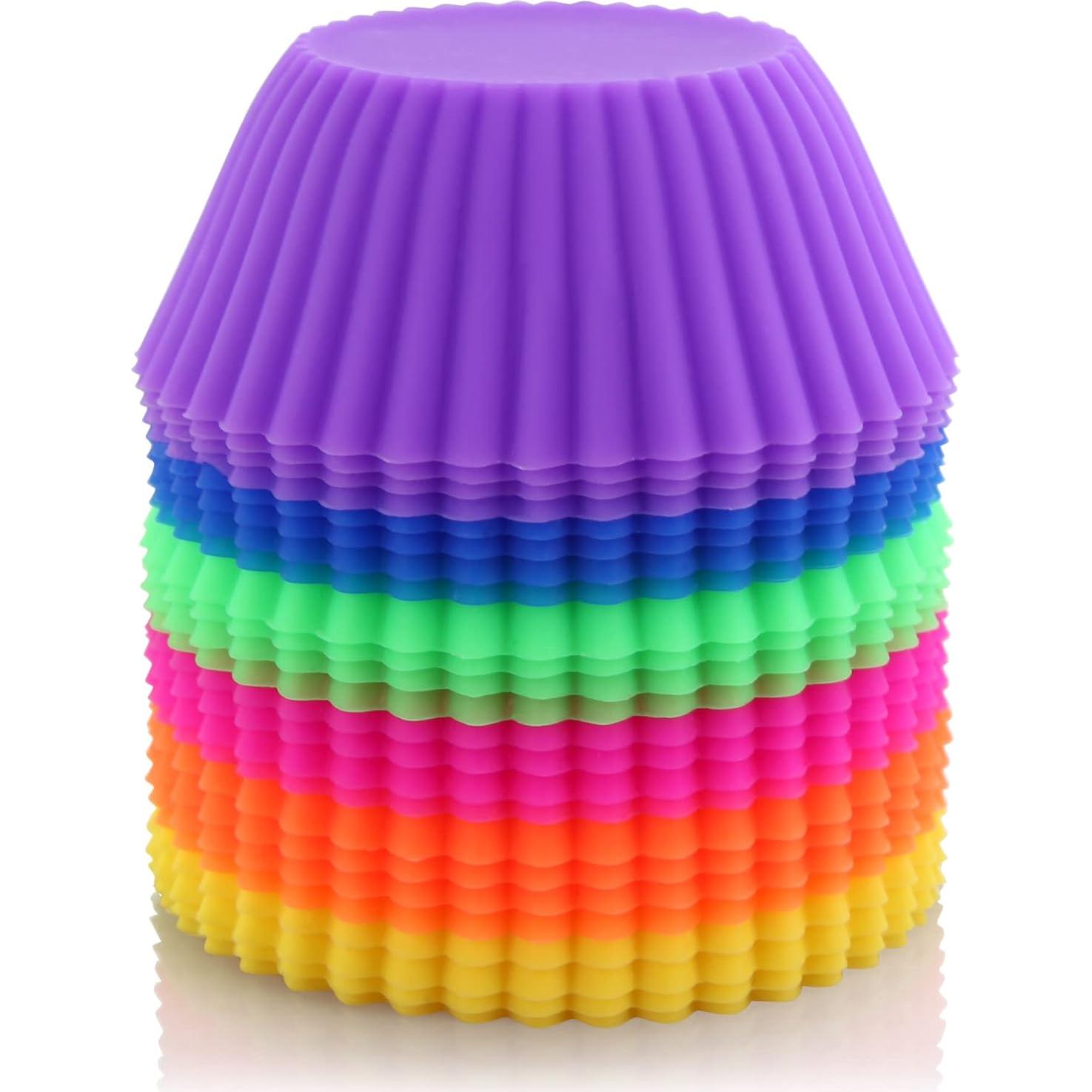 Tazas de Silicona Reutilizables Nuevo Star Foodservice 24 Pzas