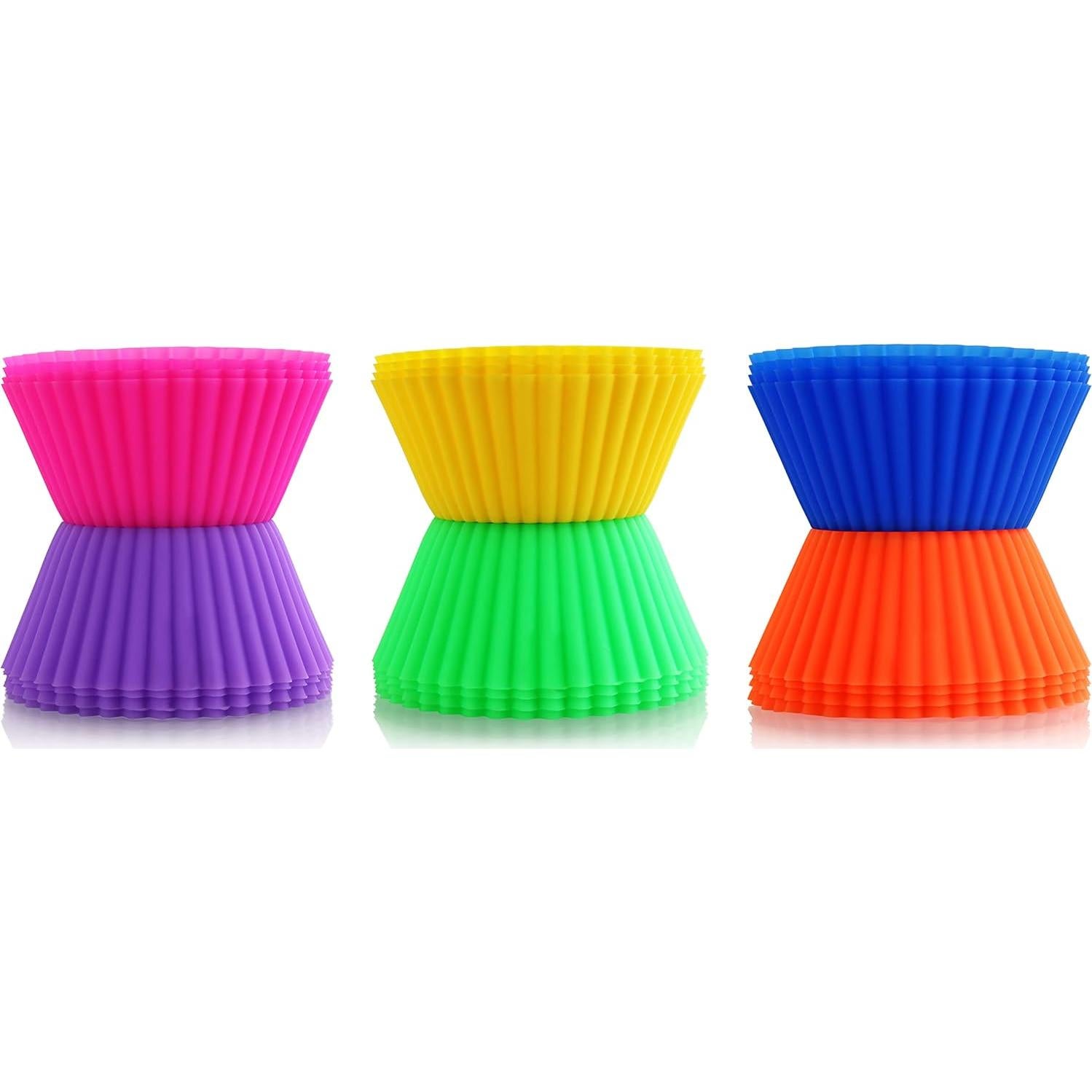 Tazas de Silicona Reutilizables Nuevo Star Foodservice 24 Pzas