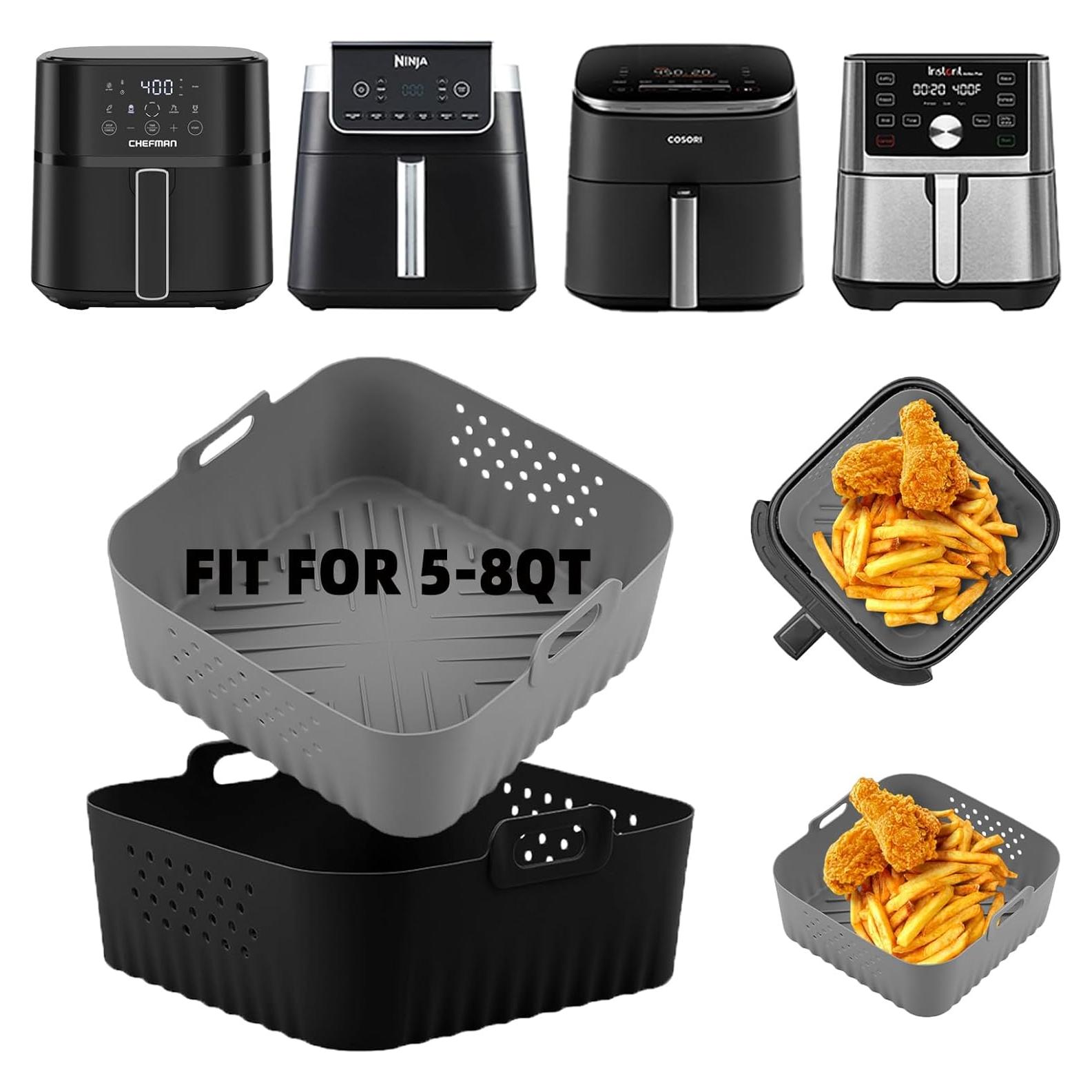 Forros de Silicona Reutilizables LYHOLKEER para Freidora 6QT