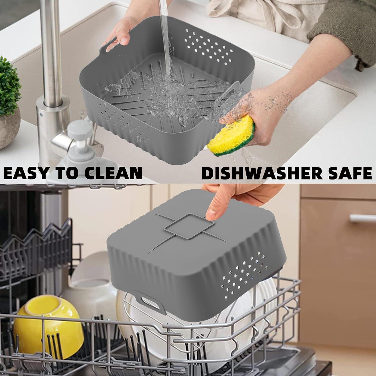 Forros de Silicona Reutilizables LYHOLKEER para Freidora 6QT