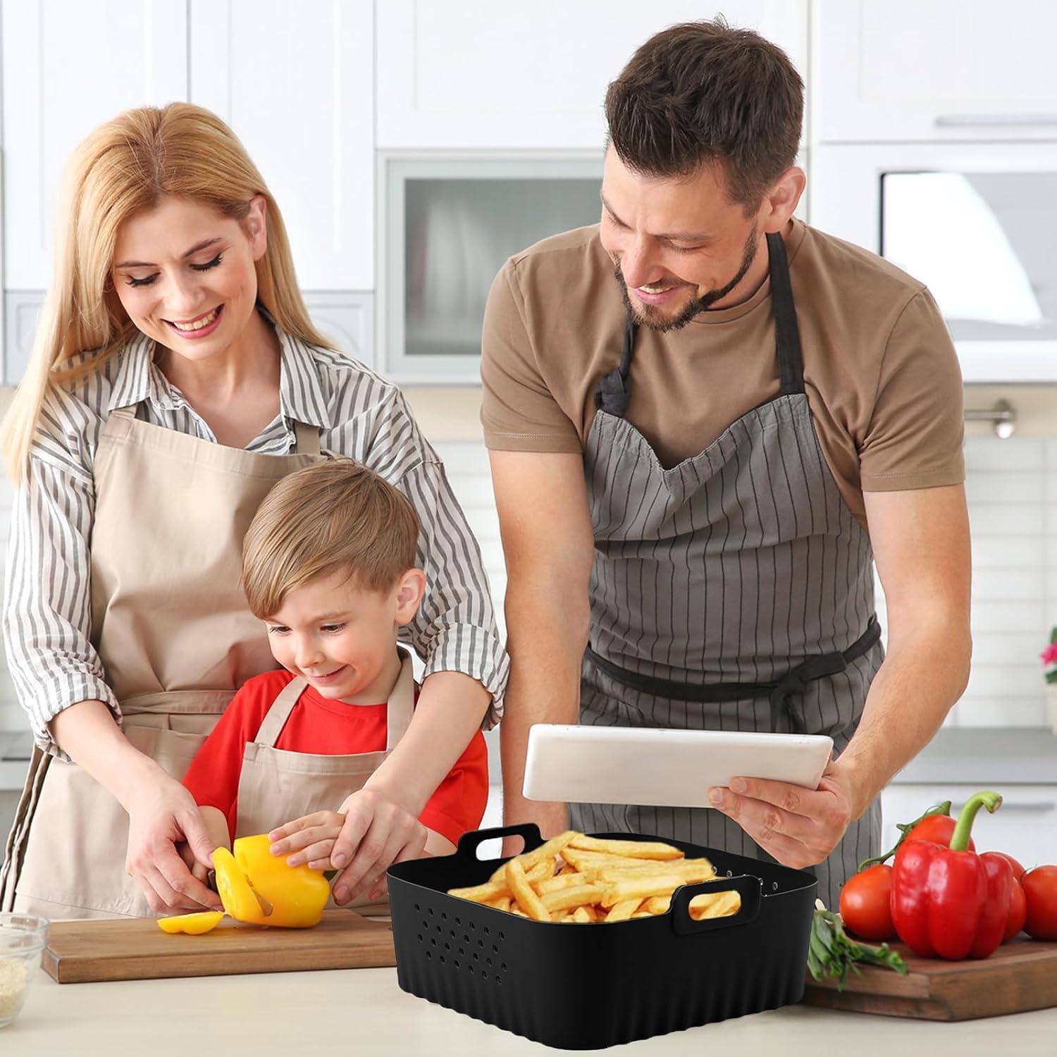 Forros de Silicona Reutilizables LYHOLKEER para Freidora 6QT