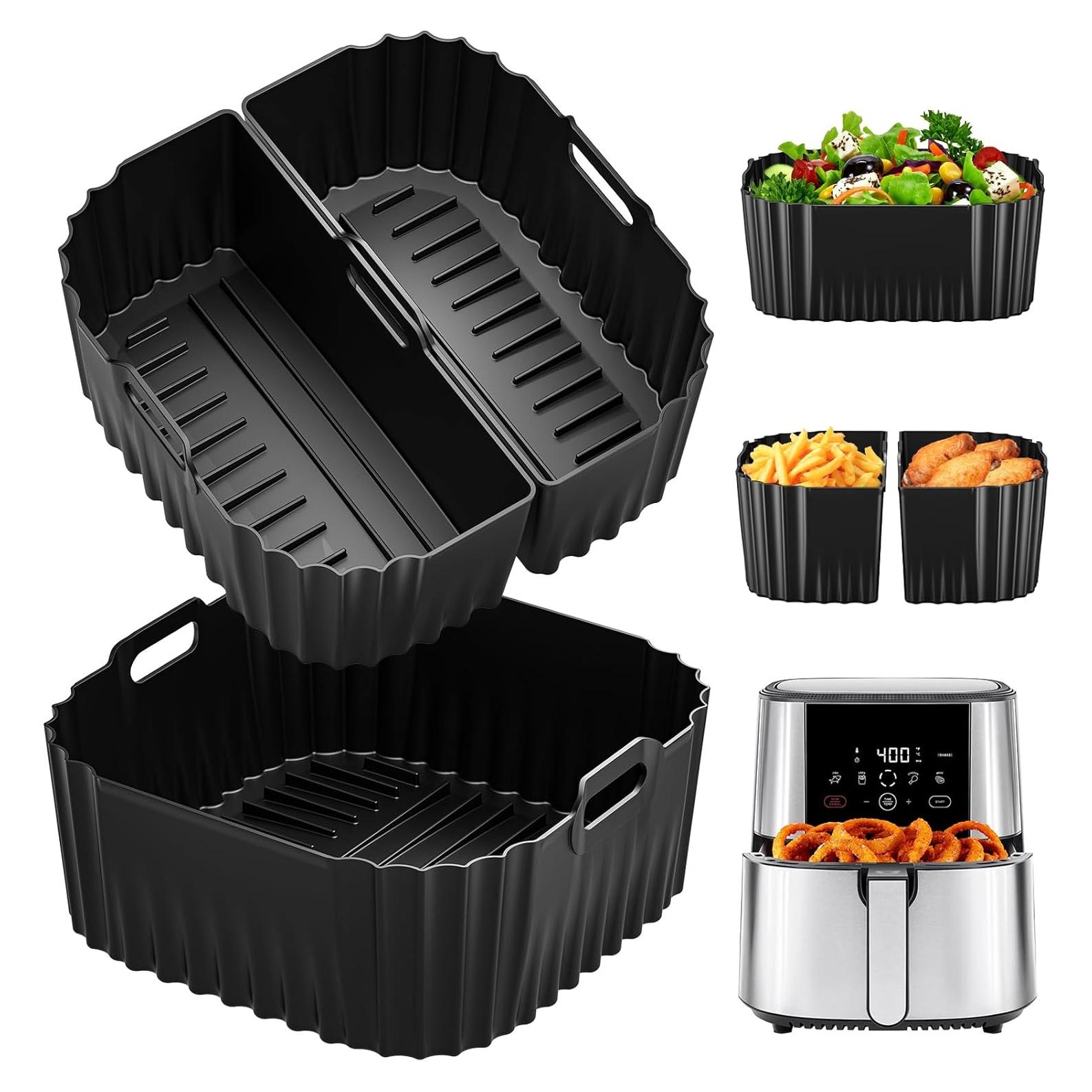 Forros de Silicona Reutilizables para Freidora de Aire 8QT Chefman