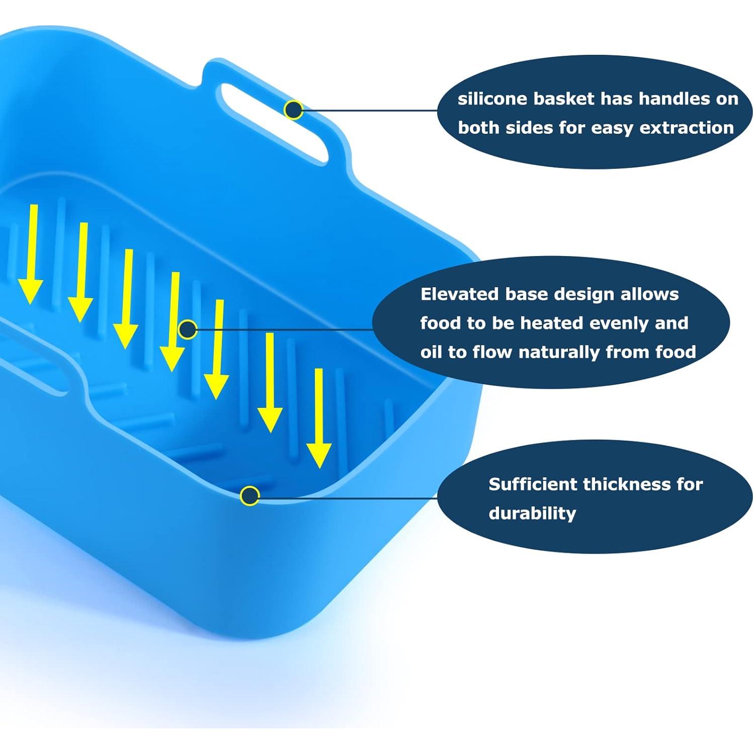 Forros de Silicona Palksky para Freidora de Aire 21.8 cm - 2 Piezas