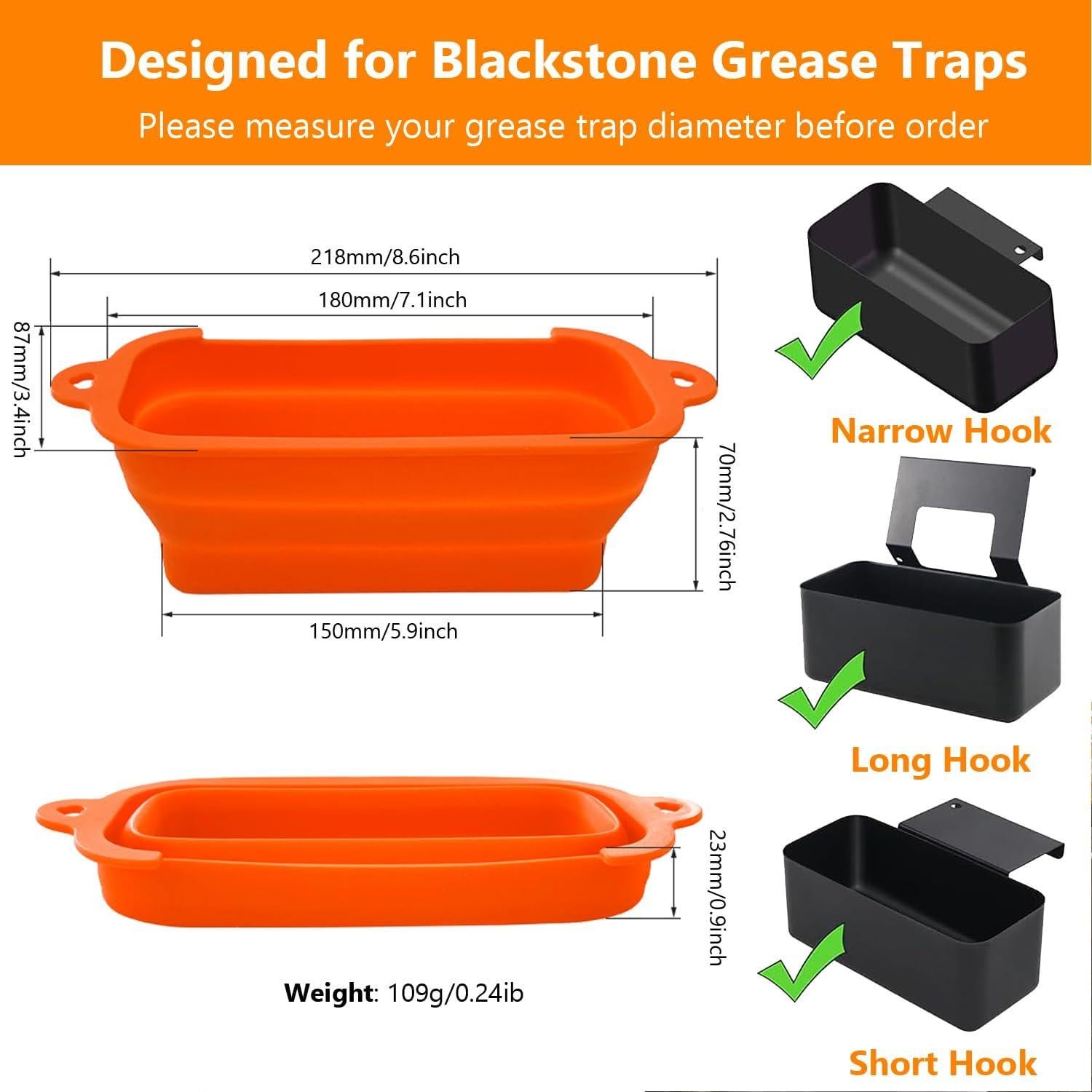 Forros de Silicona Reutilizables SEMETOR para Tazas de Grasa