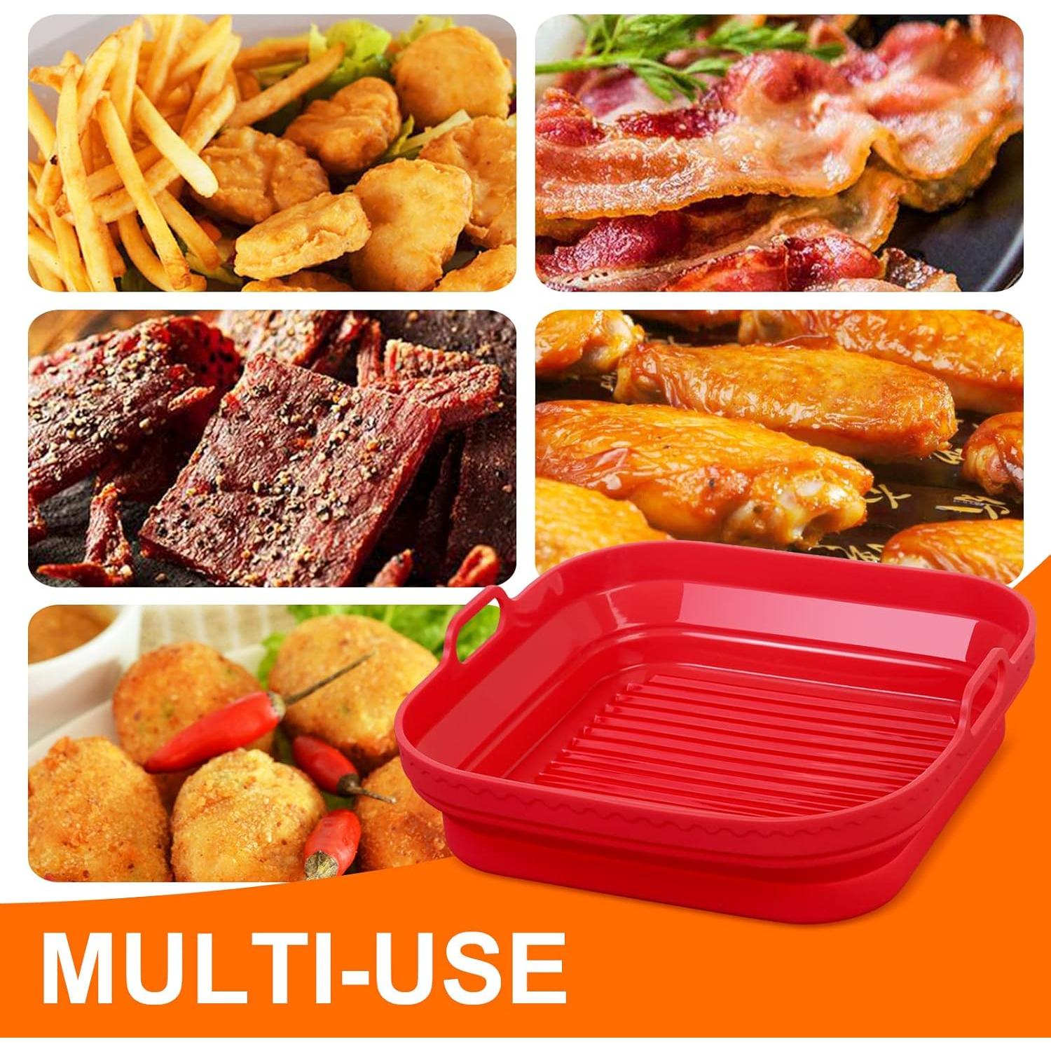 Forro de Silicona Antiadherente SIUDANGKA para Freidora Ninja Crispi - 2 Piezas