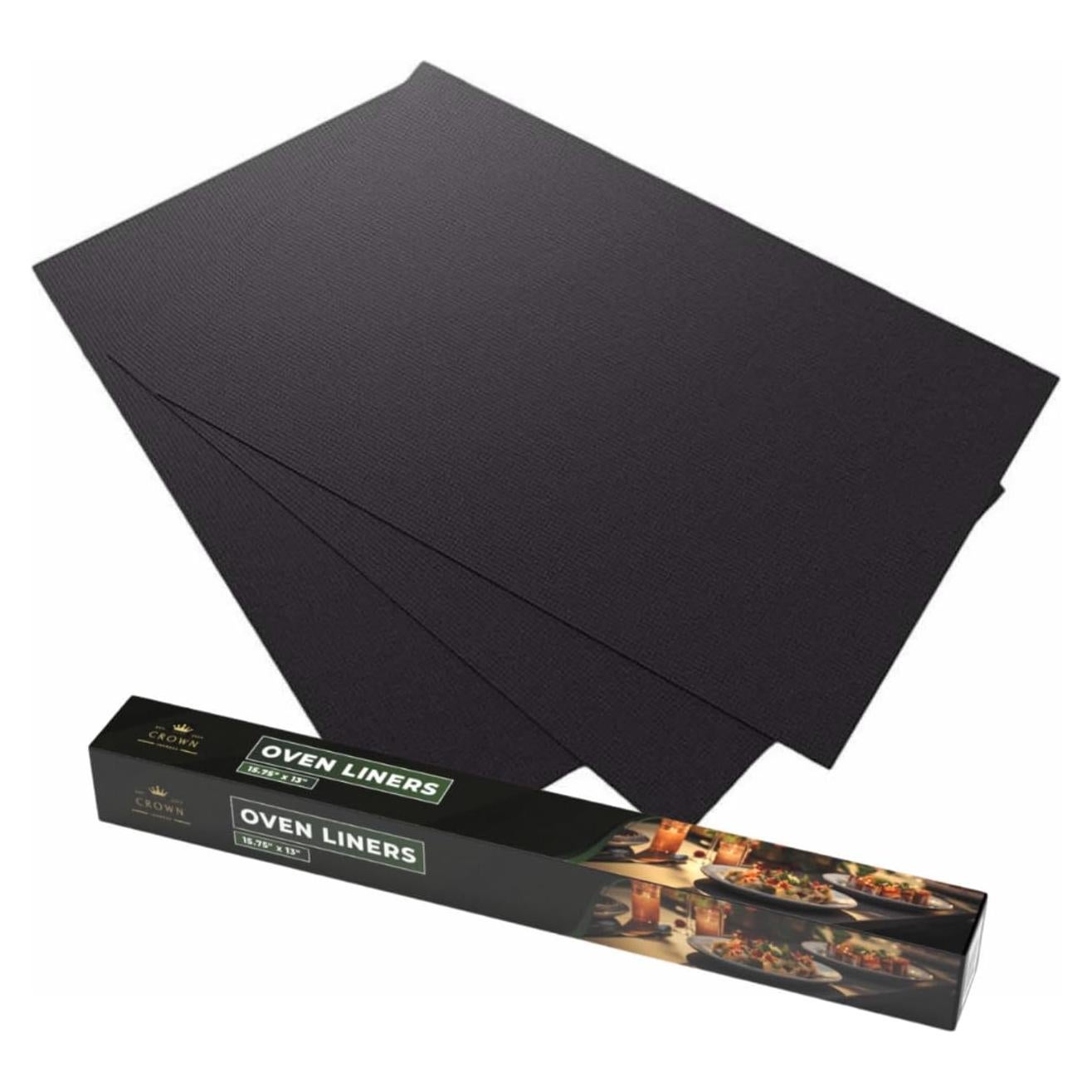 Forros de horno Crown 3 piezas silicona antiadherente 40x33cm