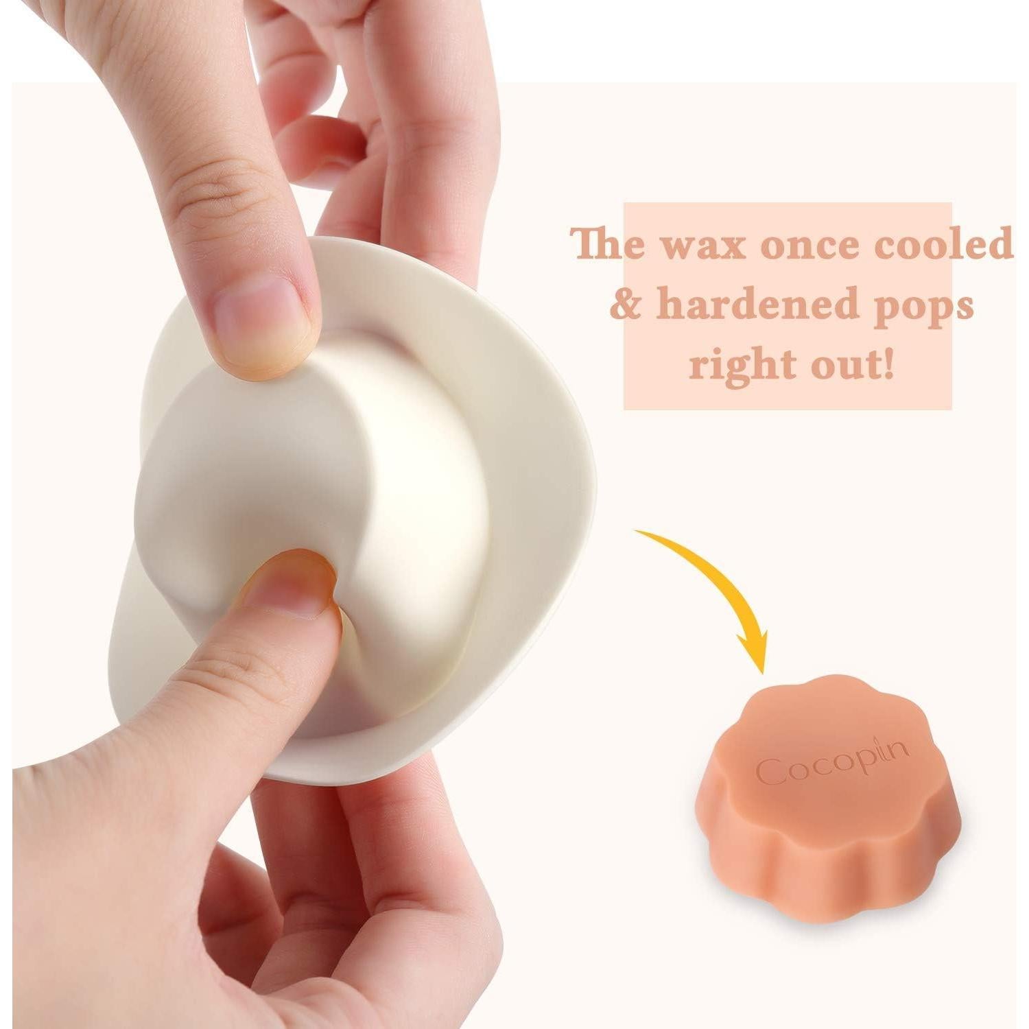 Forros de Silicona Reutilizables Cocopin para Calentadores de Cera