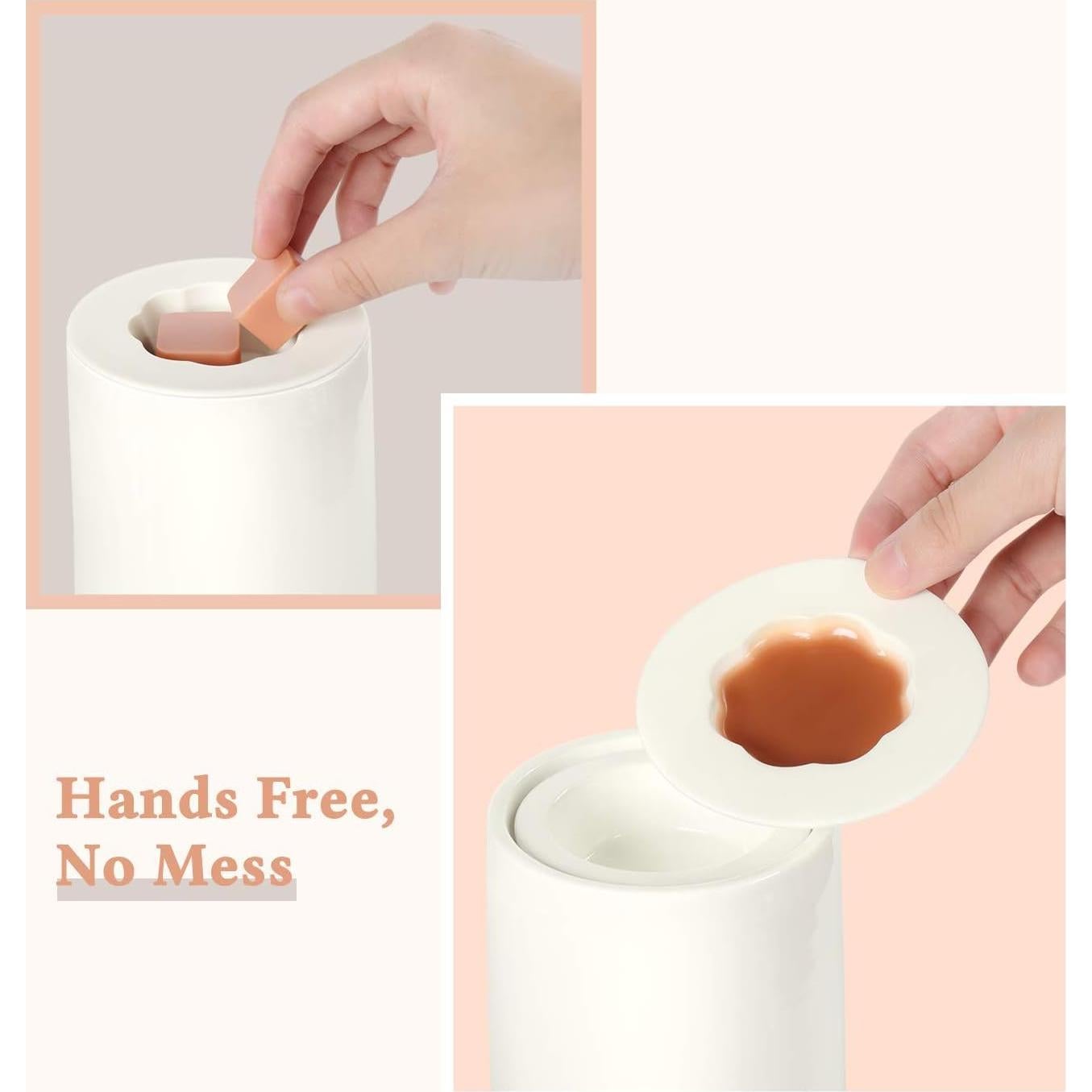 Forros de Silicona Reutilizables Cocopin para Calentadores de Cera